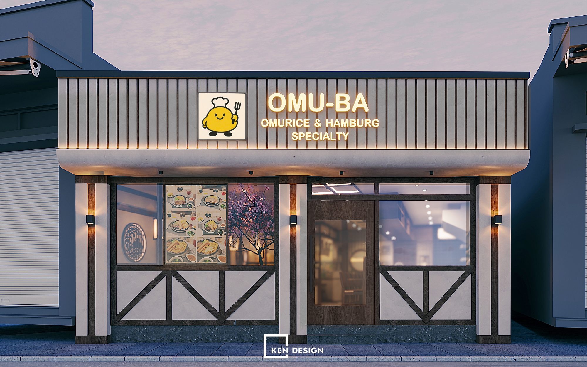 OMU-BA Japanese Restaurant Design 55m2 - Refined in Every Square Meter