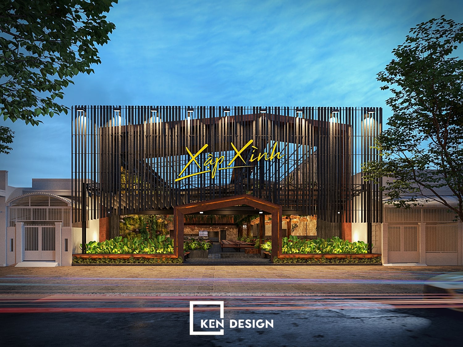 Beer Garden Design Project 1700m² in Hai Phong