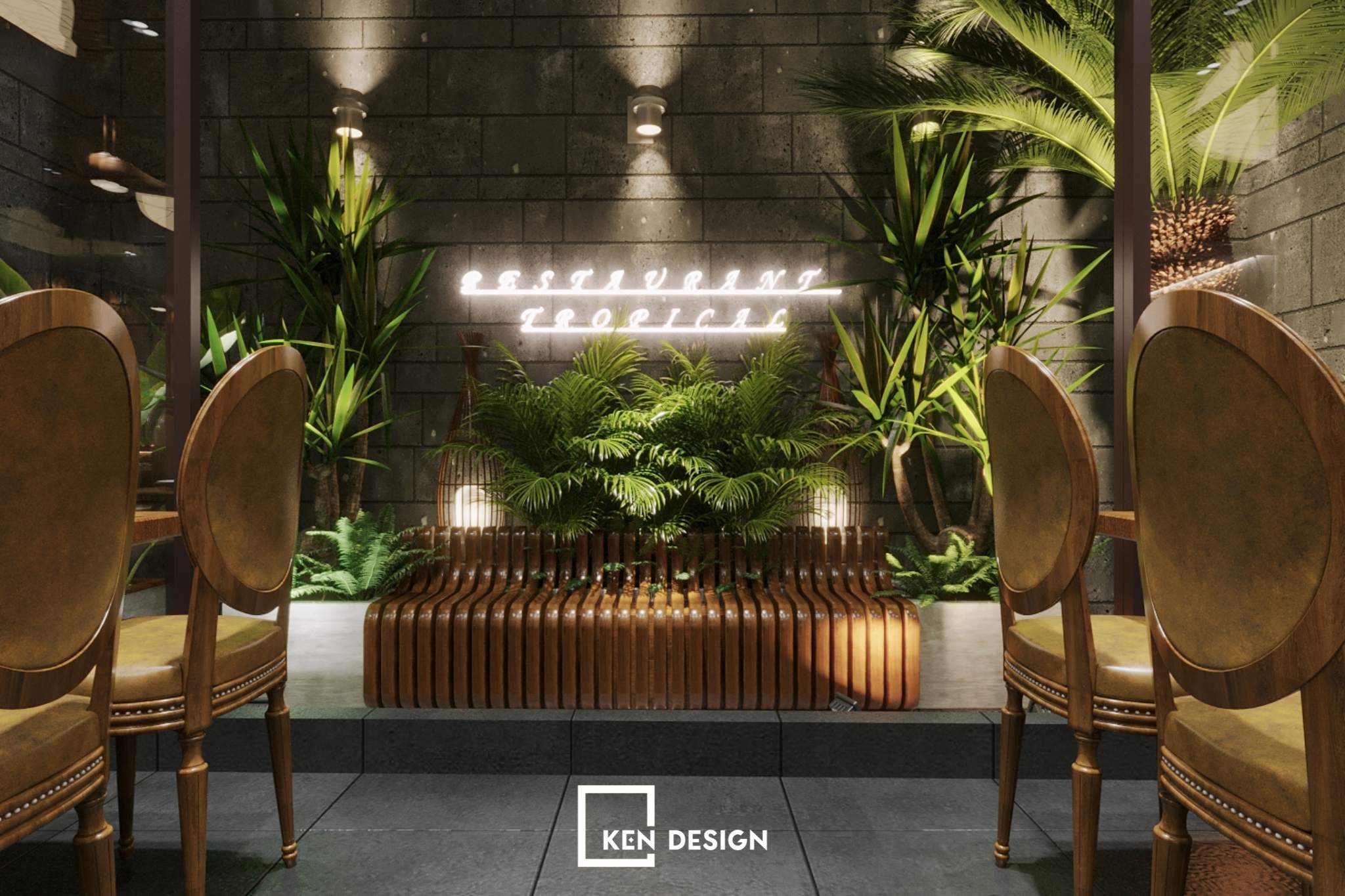 Designing a restaurant and cafe complex