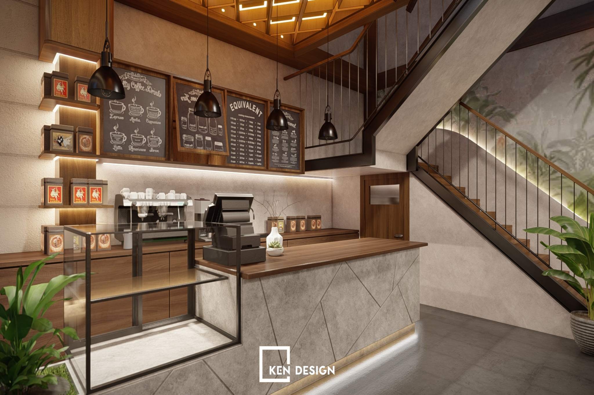Designing a restaurant and cafe complex