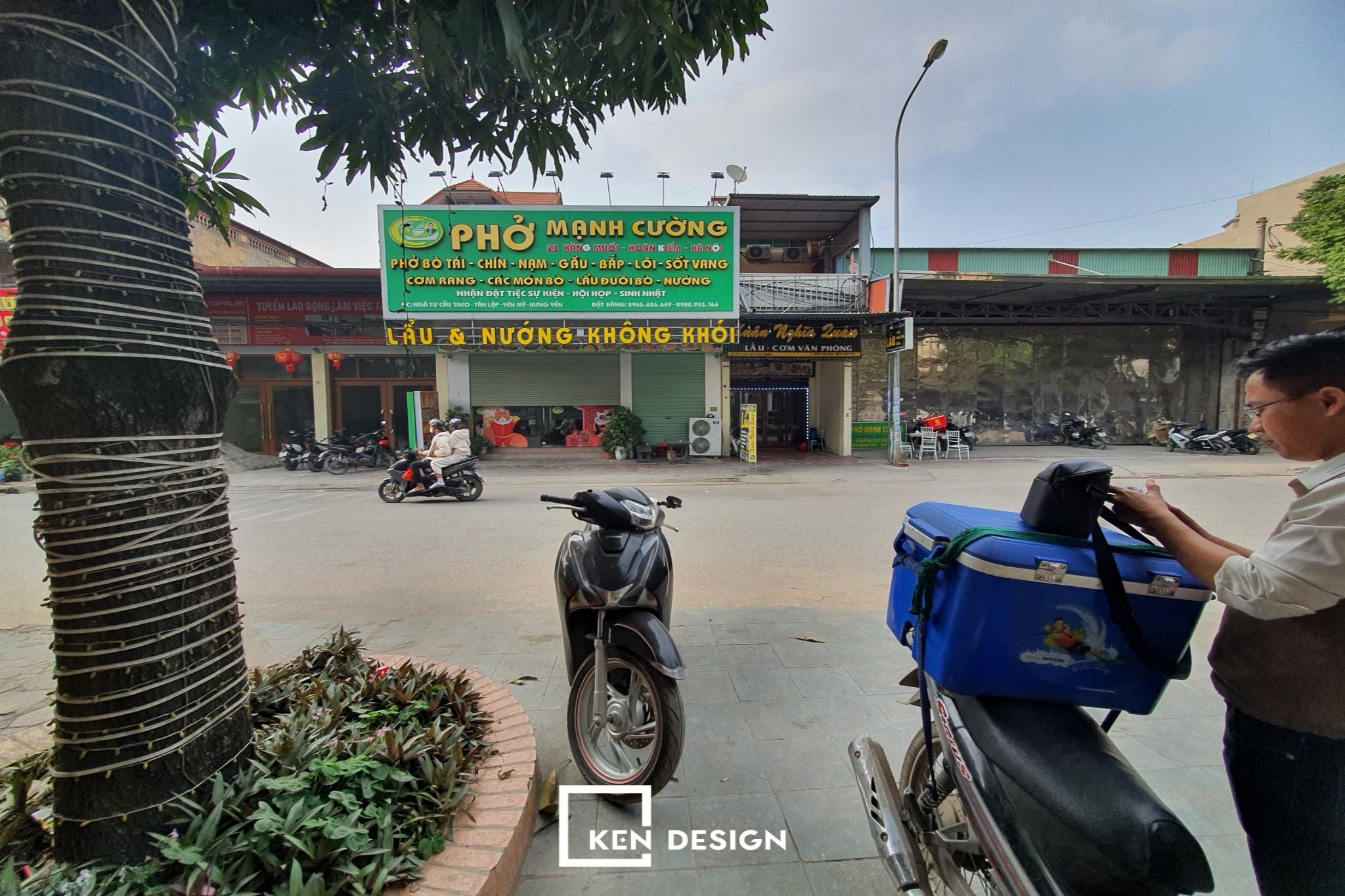 Designing a restaurant and cafe complex
