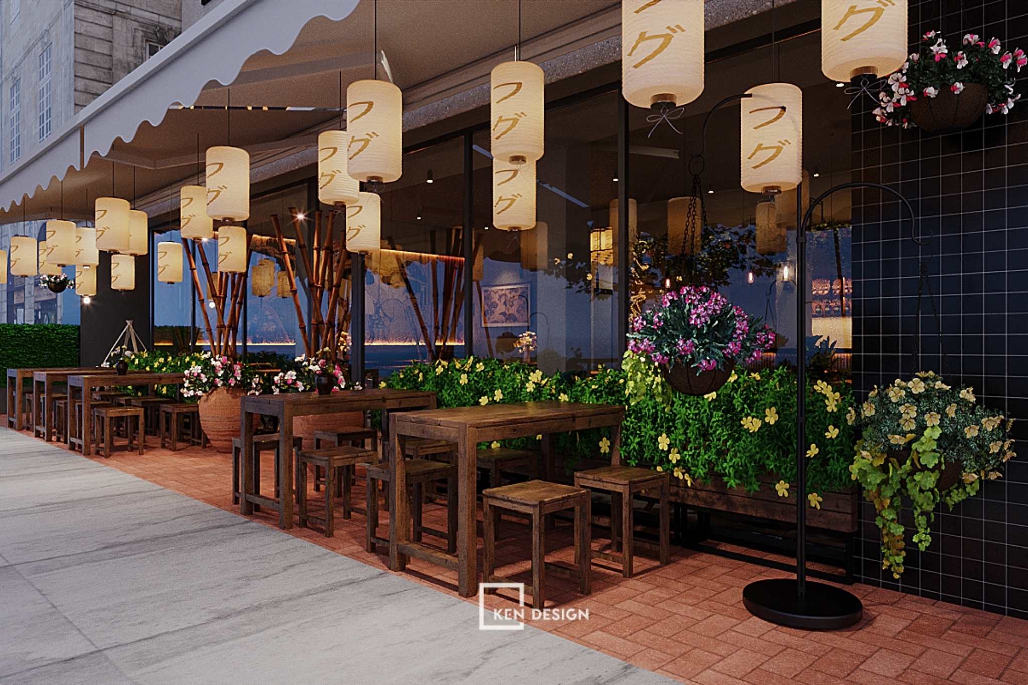Anh Duc vegetarian restaurant design