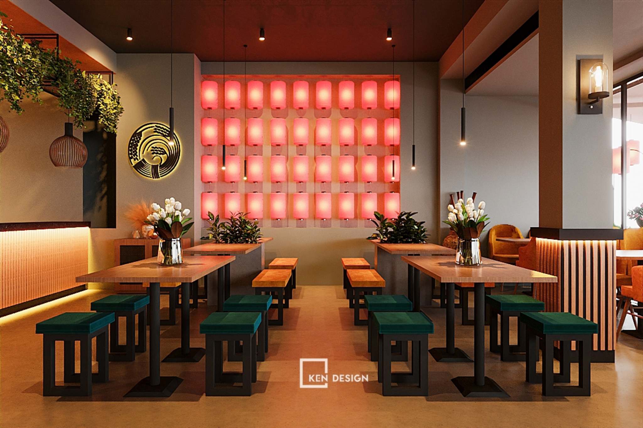 Anh Duc vegetarian restaurant design