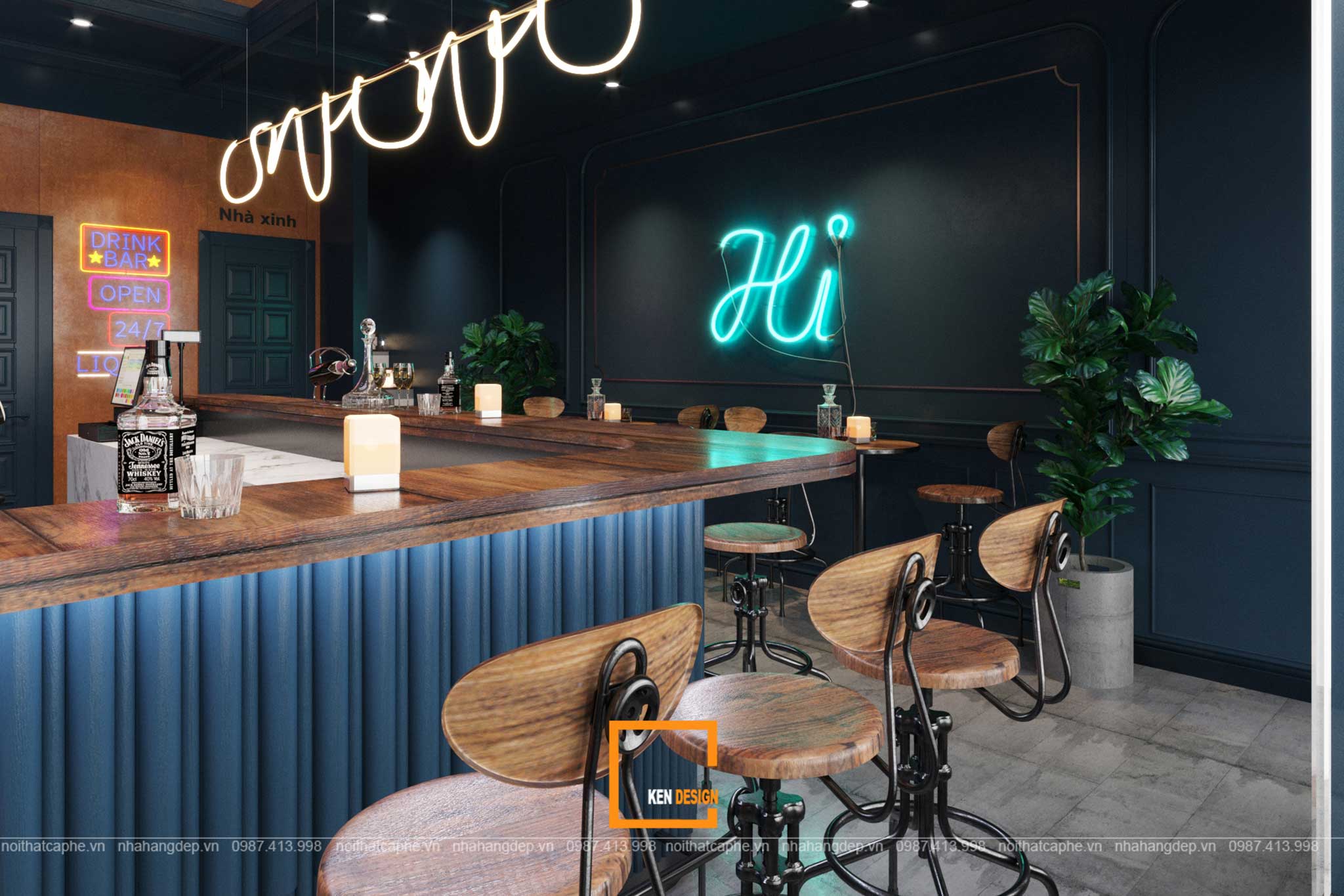 Designing a bar in Ninh Binh