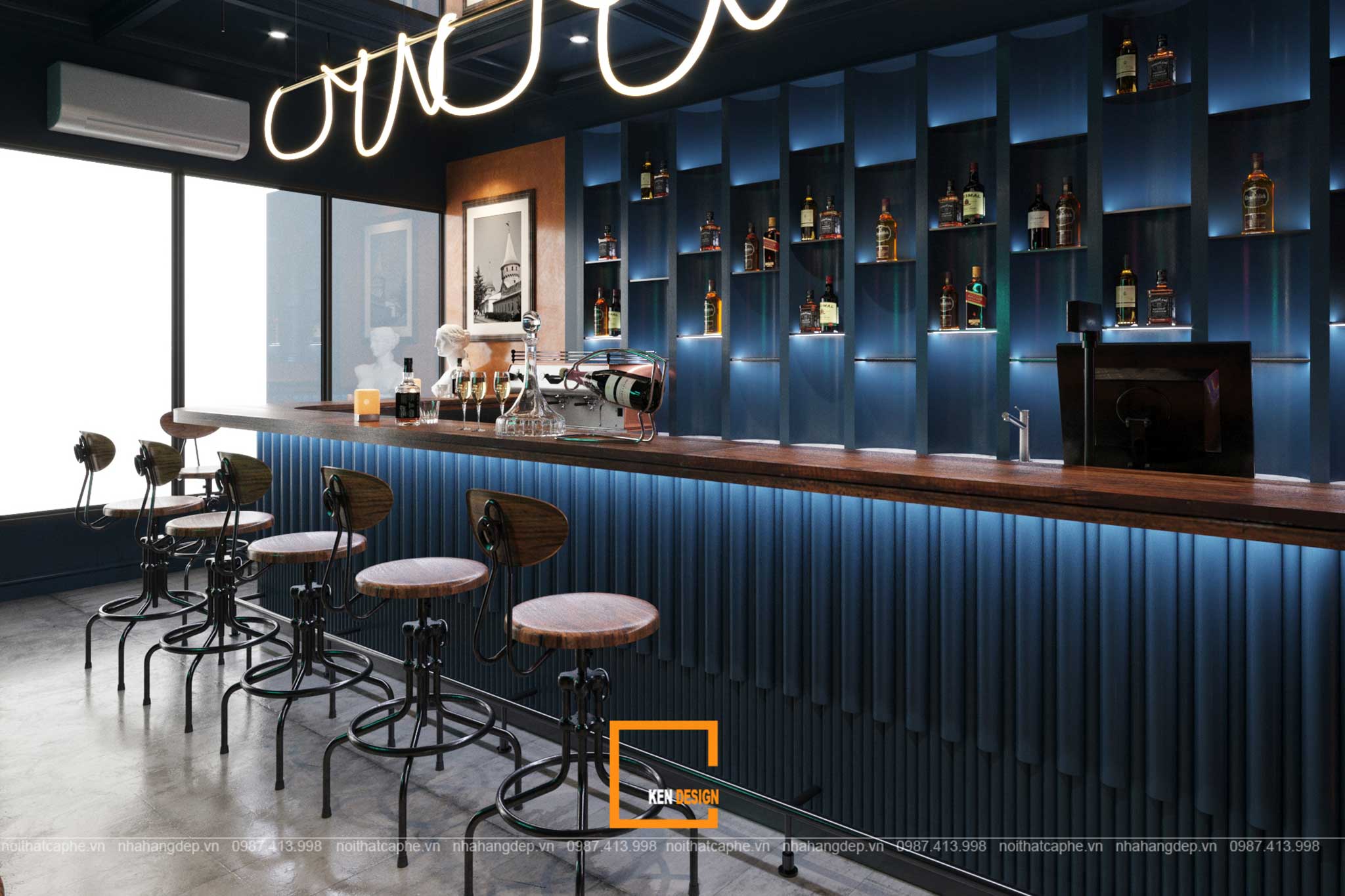 Designing a bar in Ninh Binh