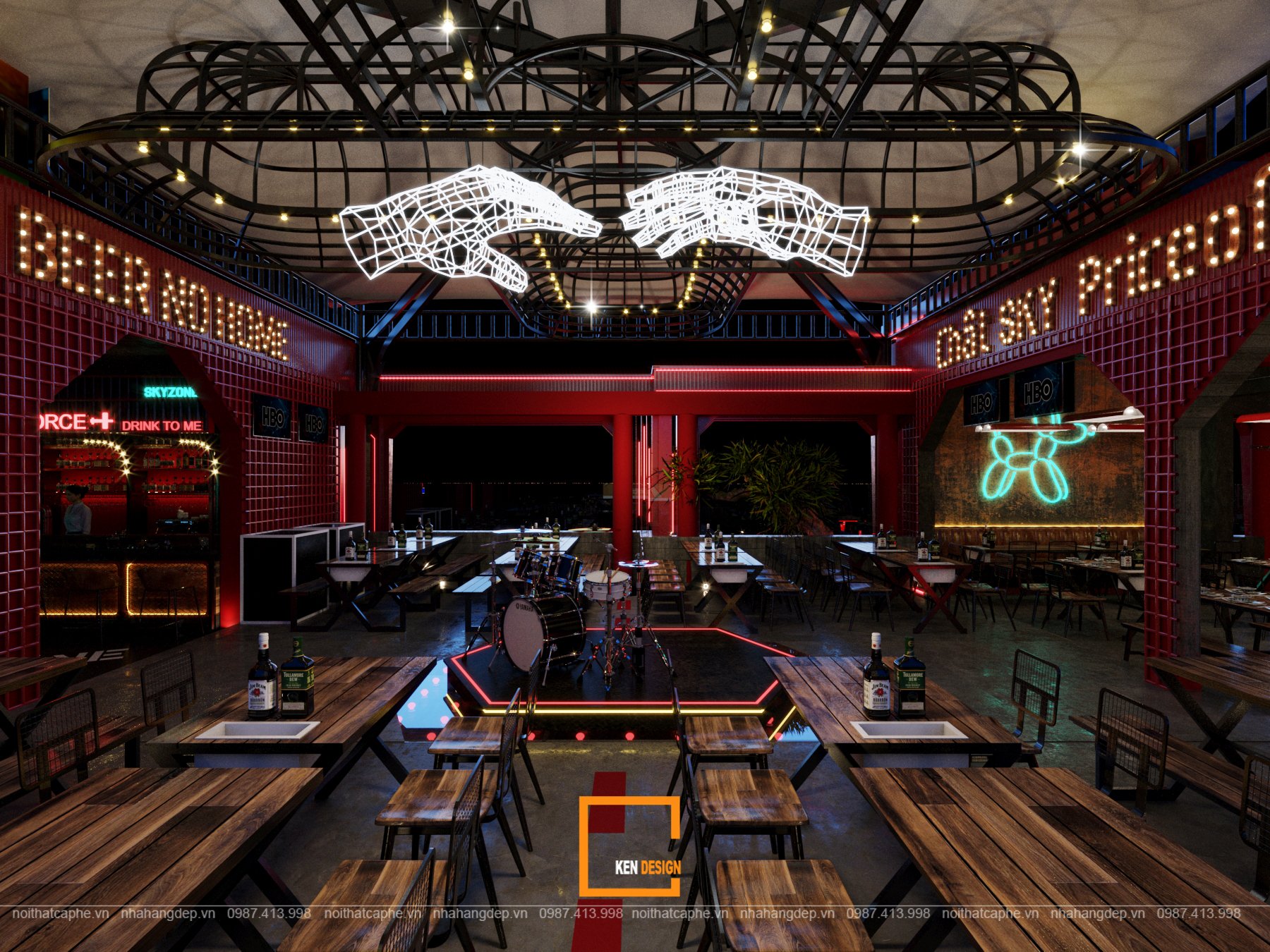 Designing beer club Skyzone