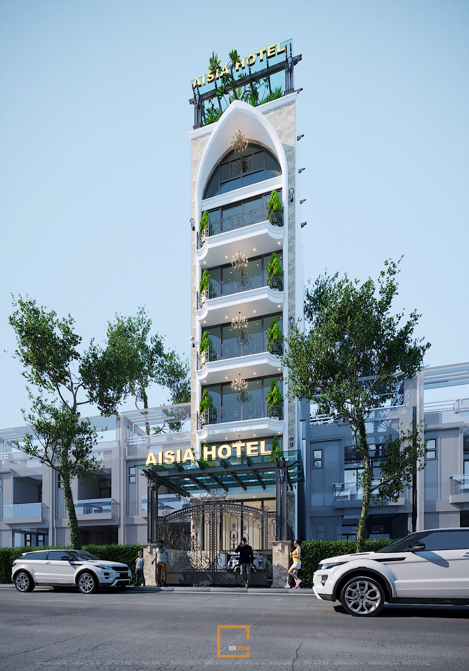Aisia Hotel lobby design