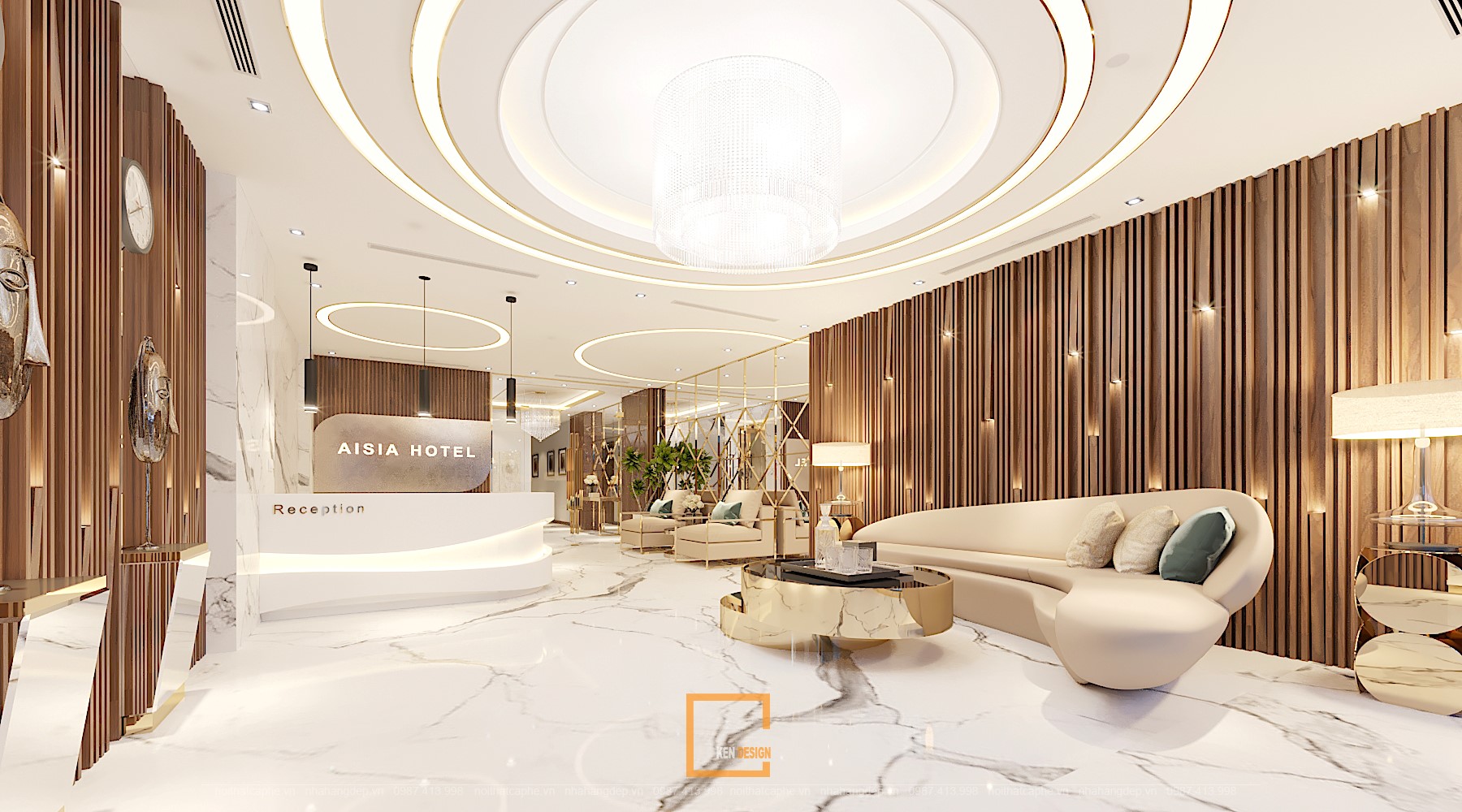 Aisia Hotel lobby design