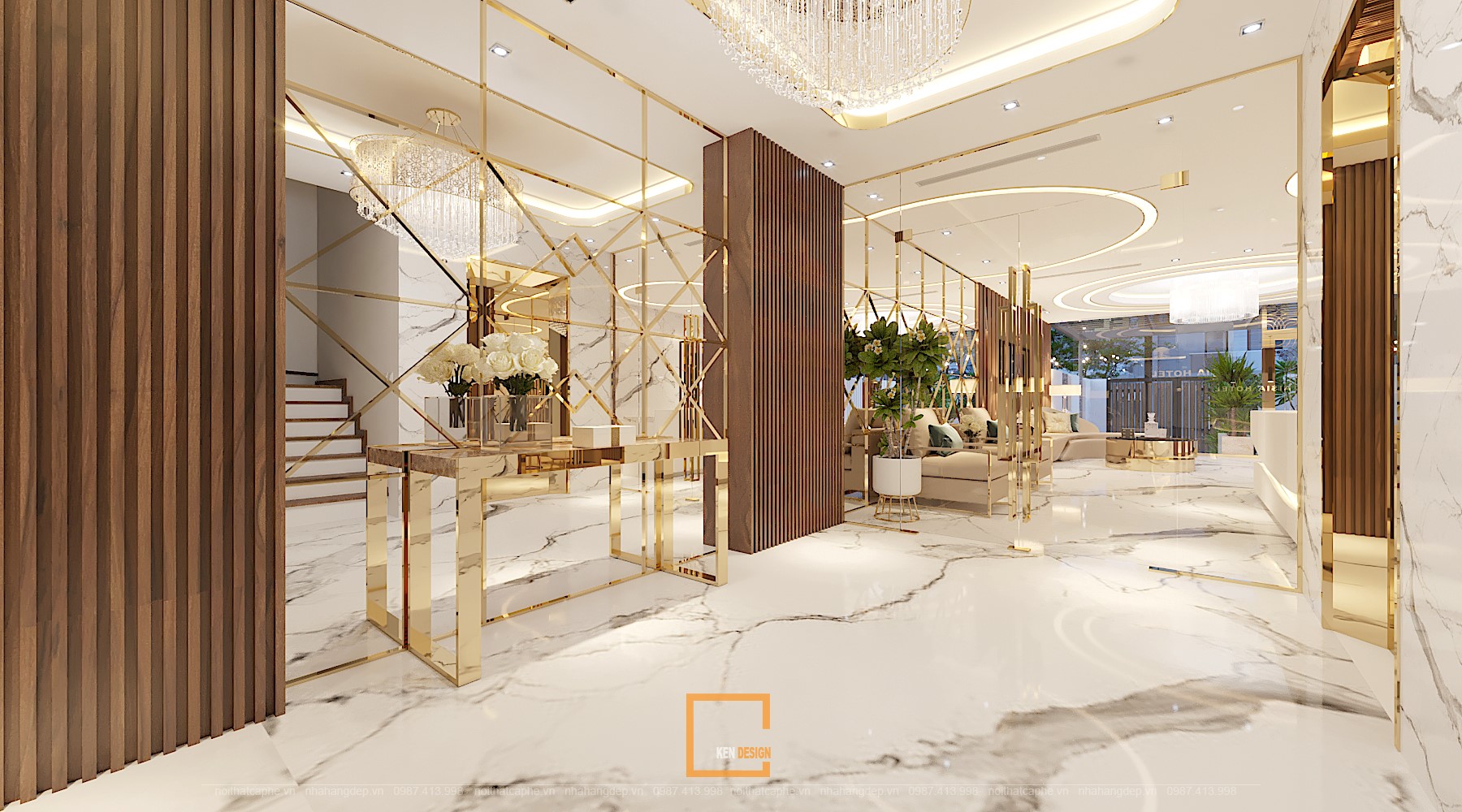 Aisia Hotel lobby design – Kendesign