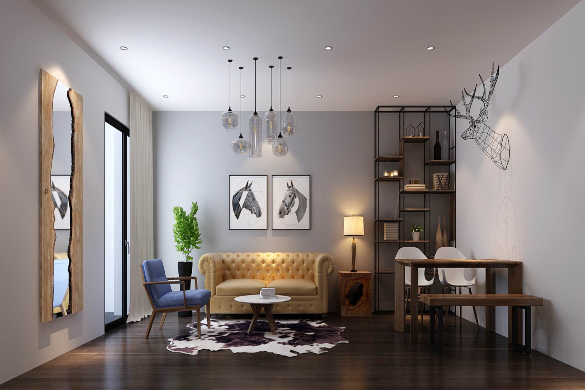 FLC Pham Hung apartment homestay design project