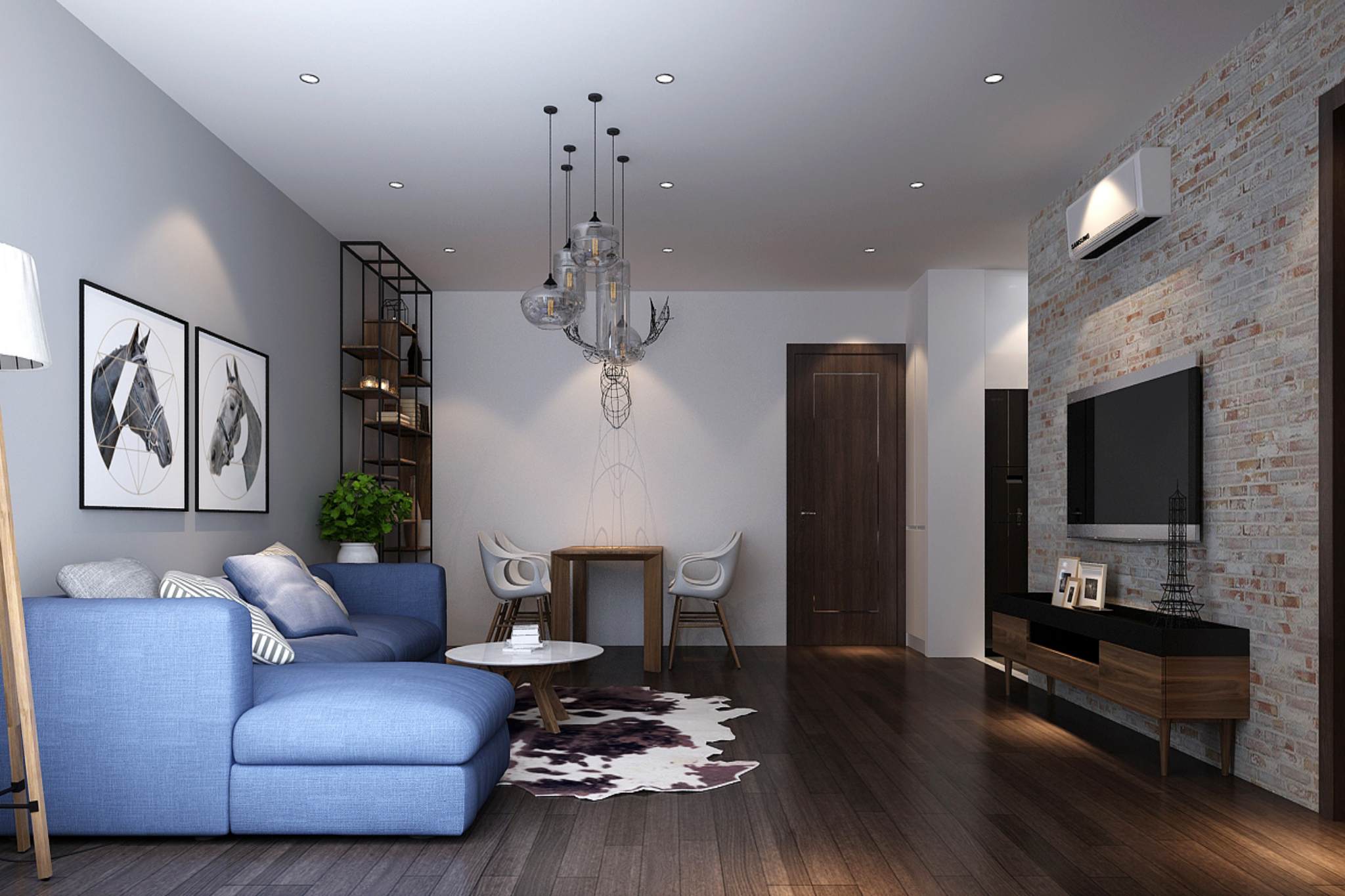 FLC Pham Hung apartment homestay design 