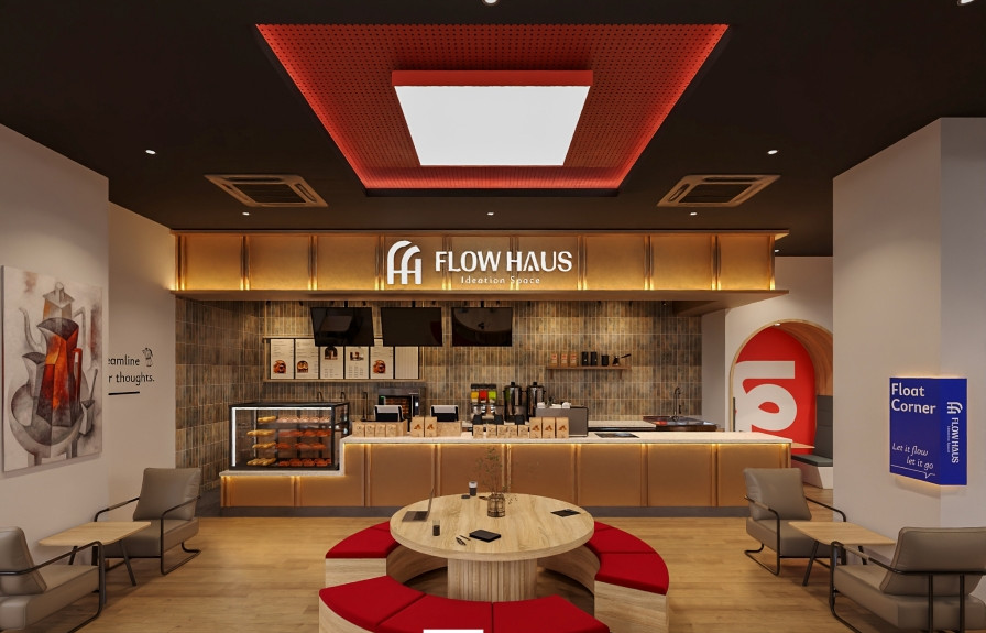 The Flow Haus Coworking Café Design - Branch 2 at Ha Noi, Vietnam
