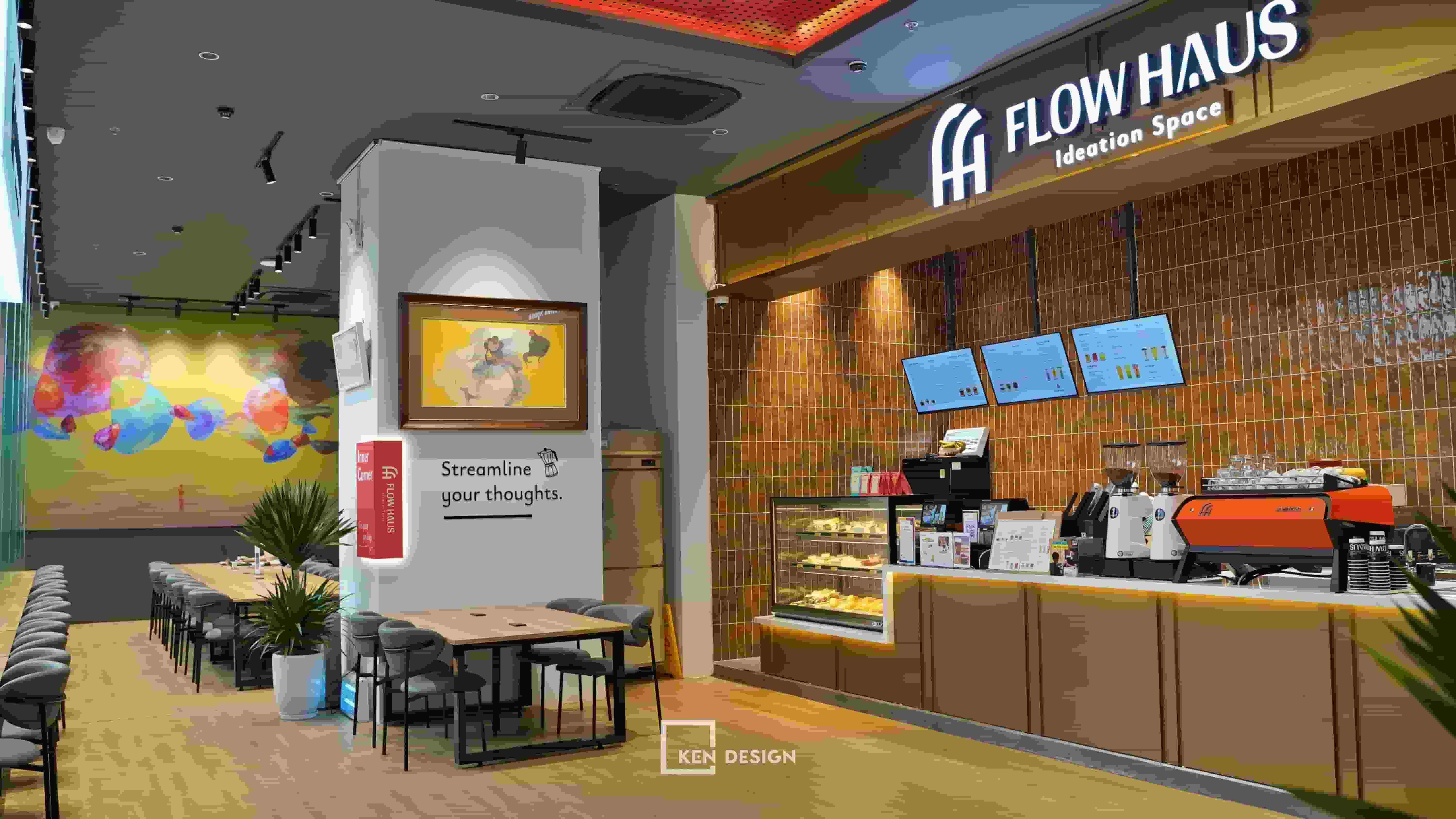 Construction of the Flow Haus Cafe Coworking in Hanoi, Vietnam (Branch 2)