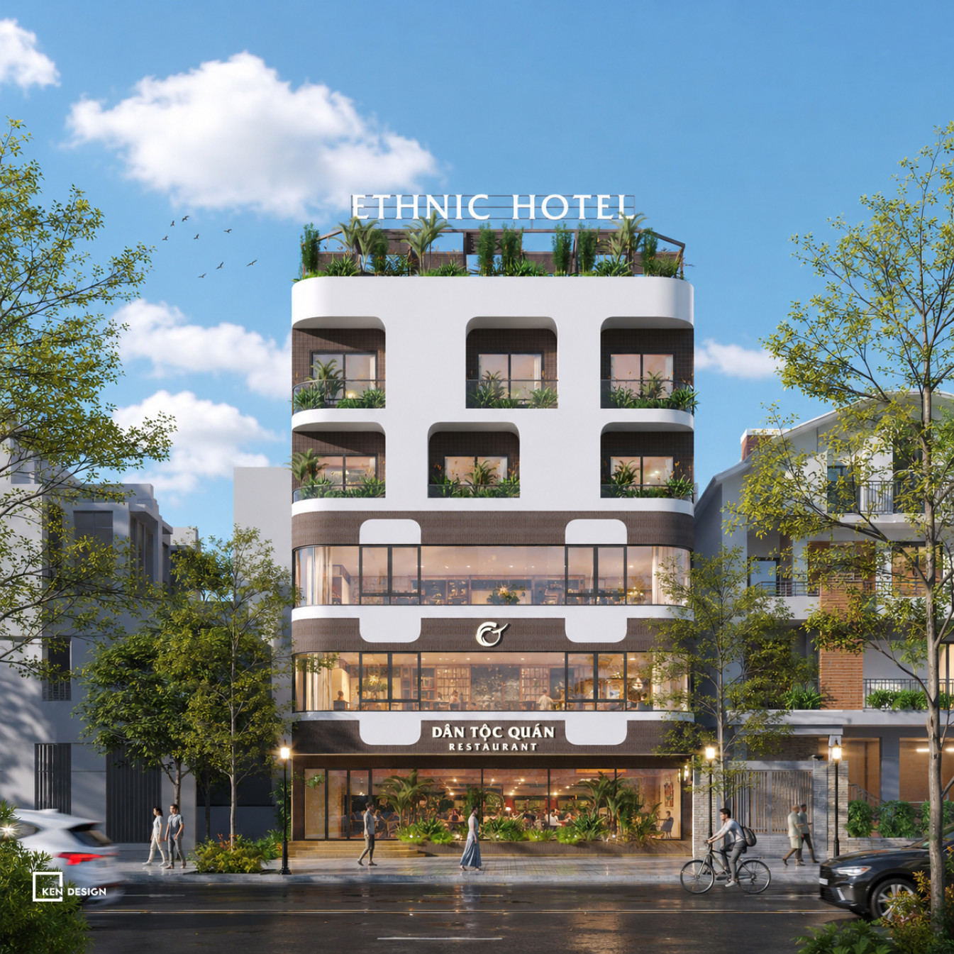 BOUTIQUE HOTEL & "DAN TOC QUAN" RESTAURANT ARCHITECTURAL DESIGN IN THE HEART OF CAT BA ISLAND