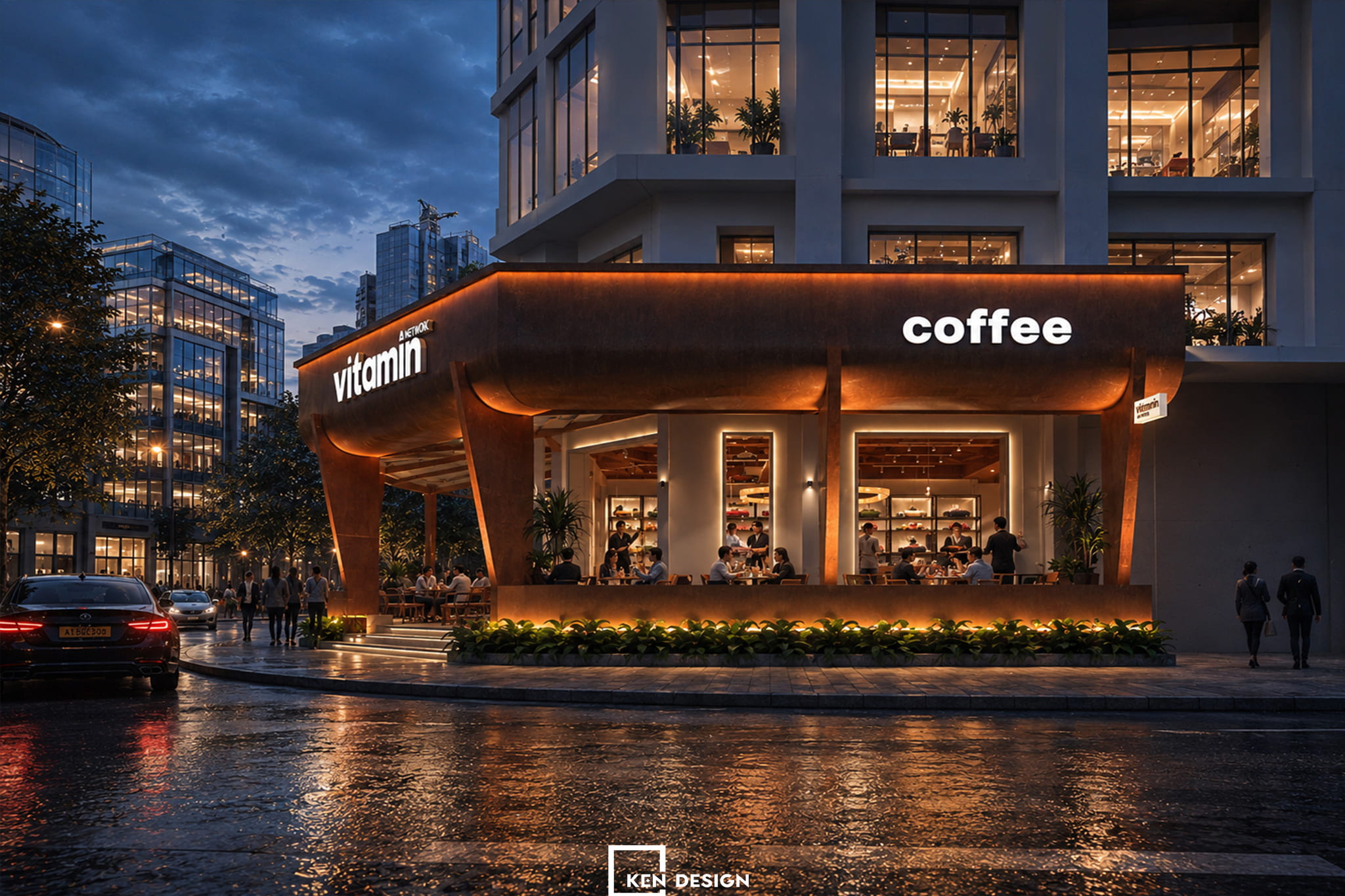 Vitamin Coffee Shop Design – An Ochre Creative Station in Linh Dam