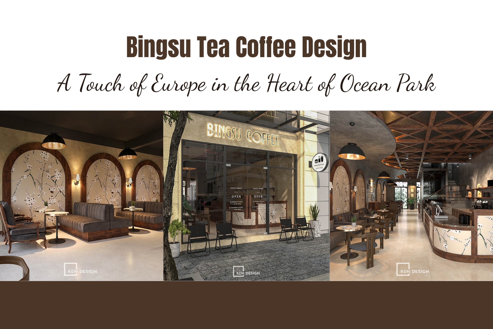 Bingsu Tea Coffee Design: A Touch of Europe in the Heart of Ocean Park
