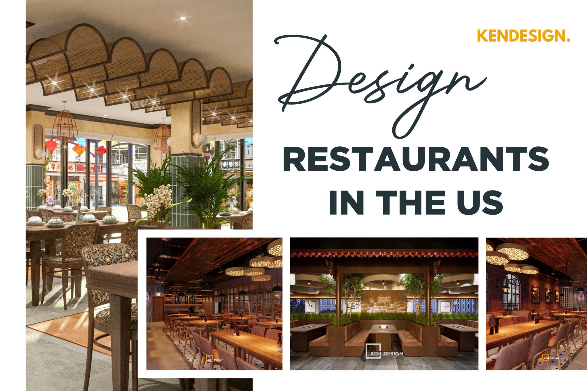 Restaurant design in the U.S. in collaboration with a design firm in Vietnam. Why not?