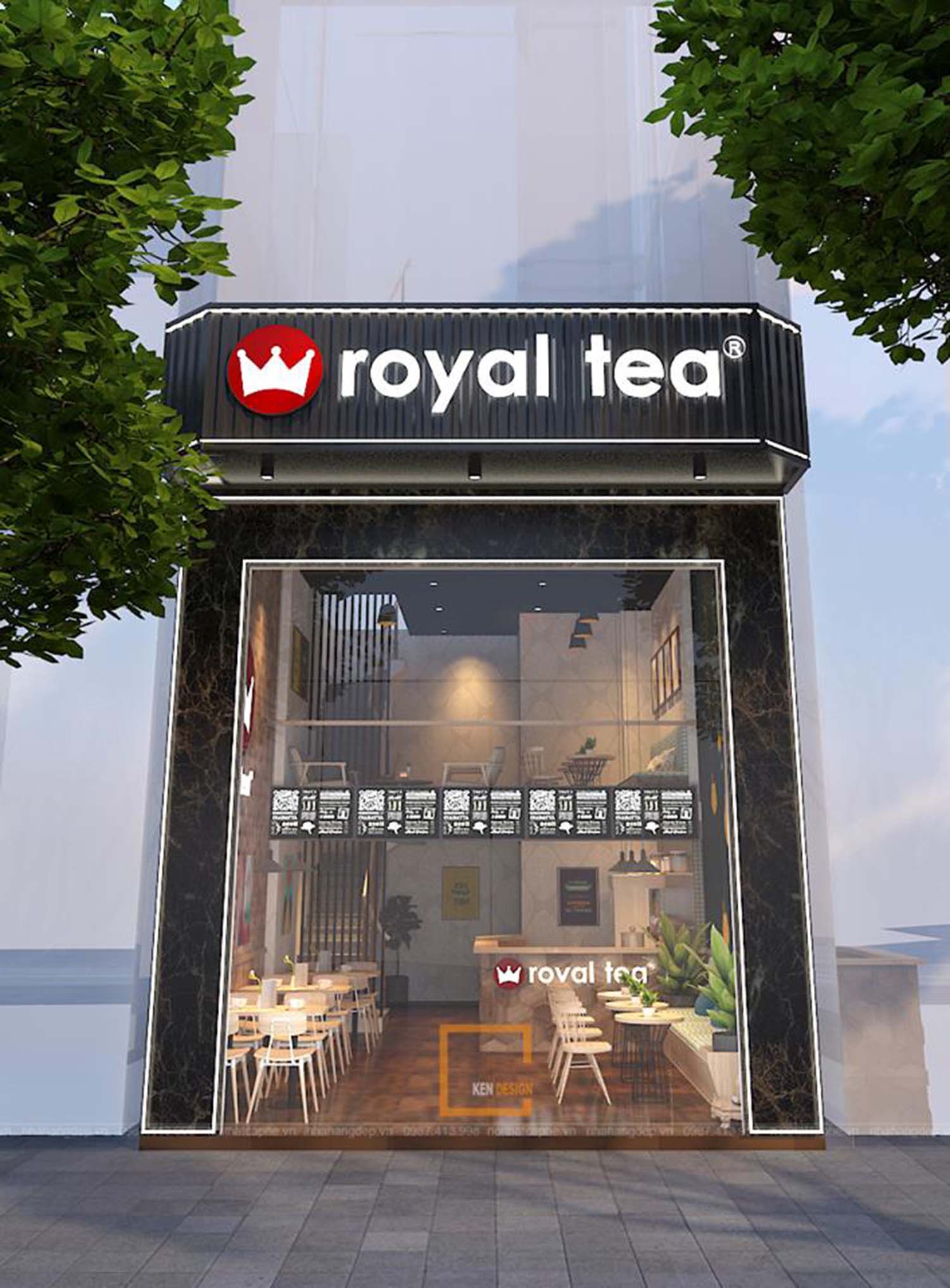 Royal Tea shop design