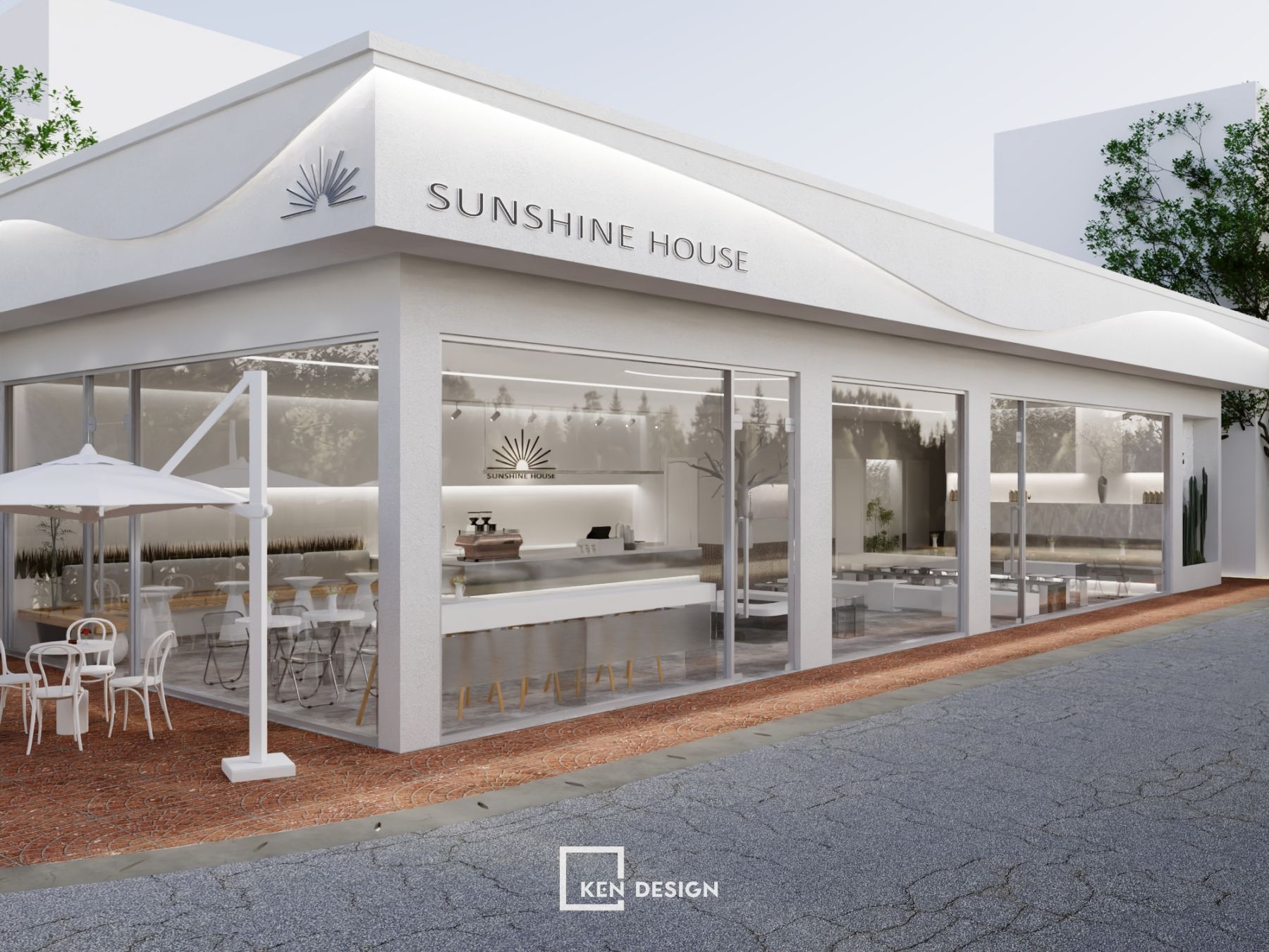 The Design of The Sunshine House Tea Shop - Inspired by Minimalist Beauty