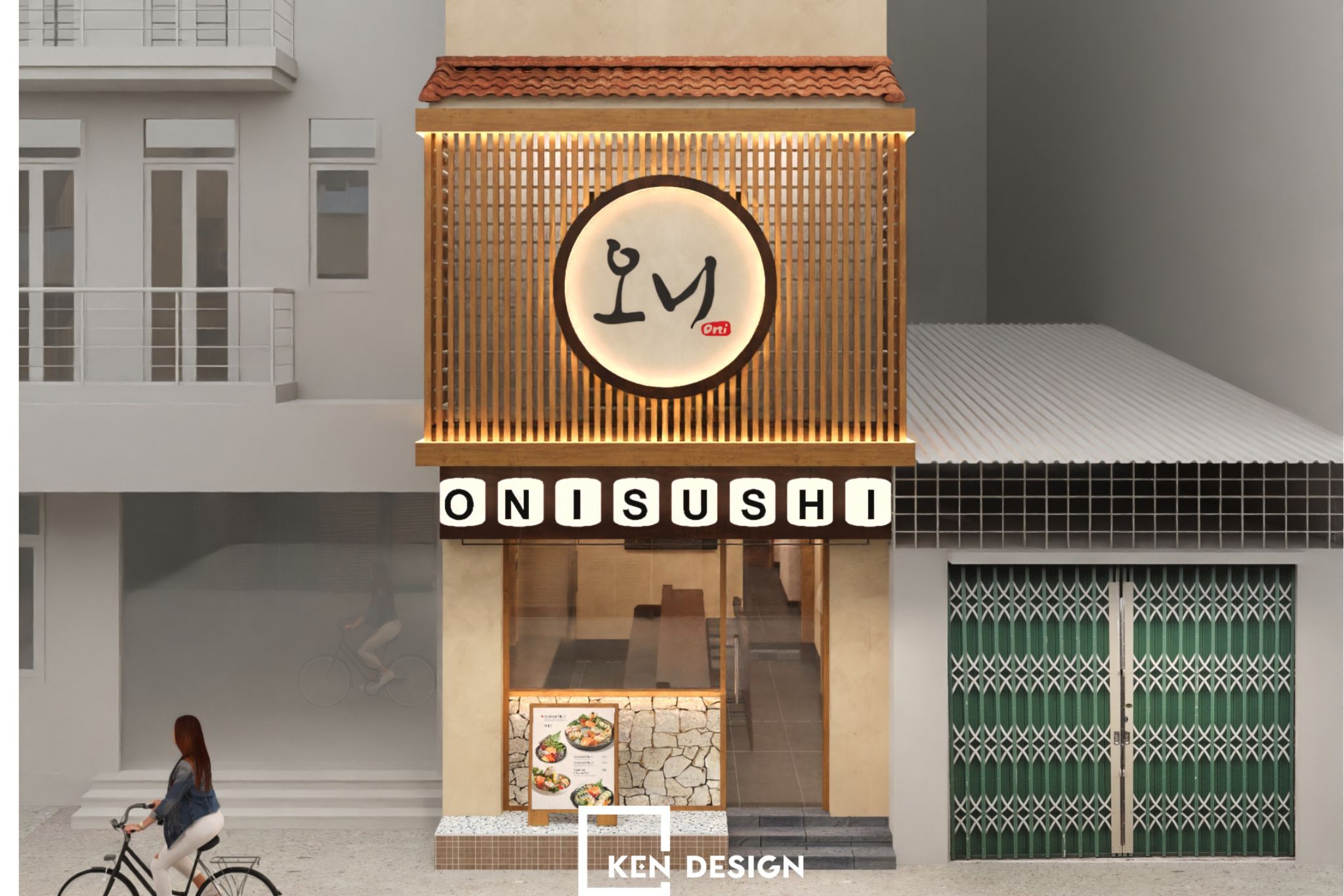 Oni Sushi Restaurant Design – Japanese Style in the Heart of the Capital