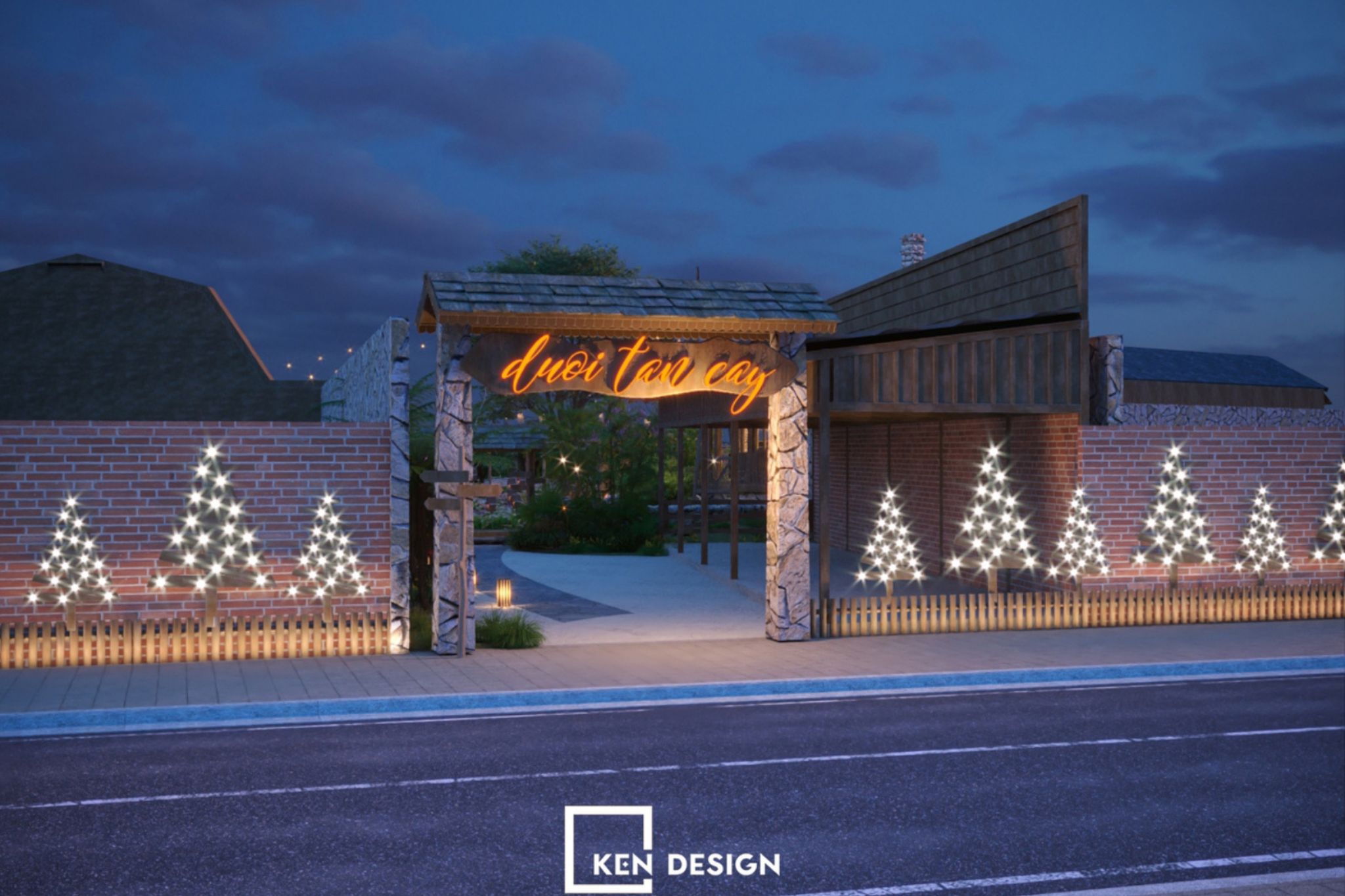 Under The Trees Café Design – A Relaxing Garden Retreat in the Heart of Van Quan