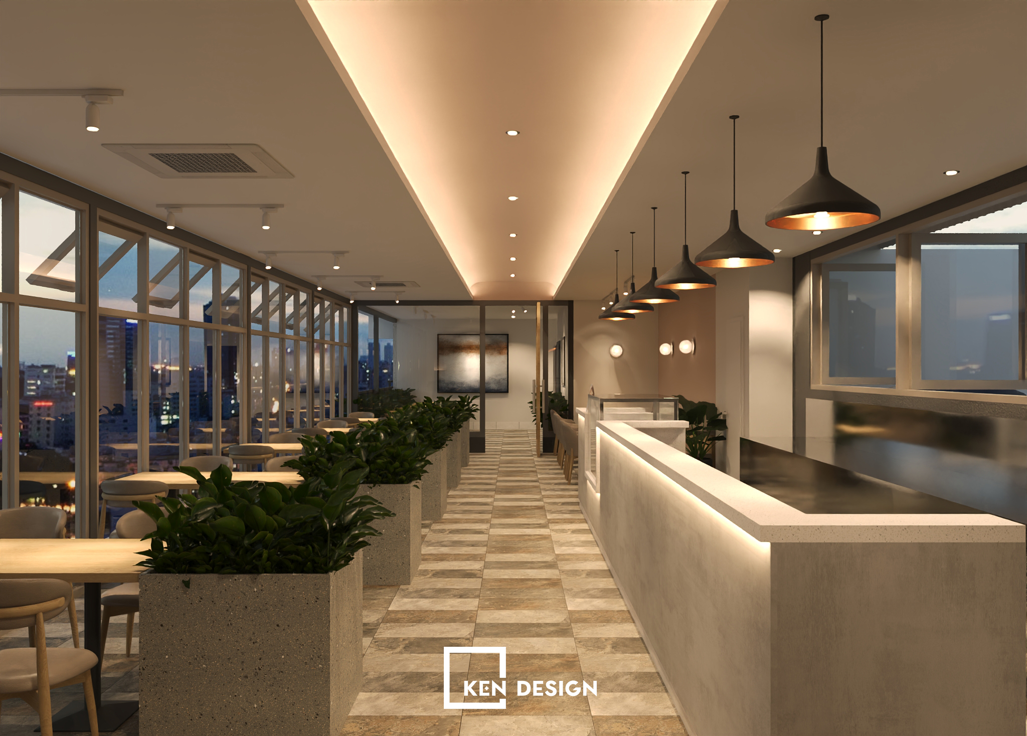 TL International Hospital Café Design – A Contemporary Haven for Emotional