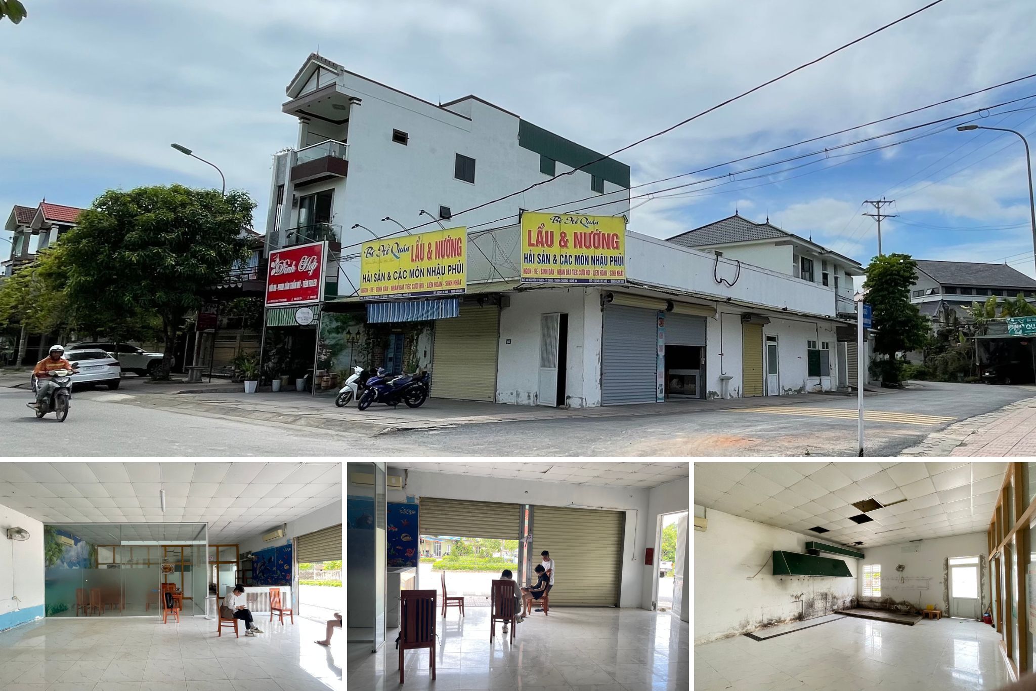 Existing Site Condition of a Corner-Lot Property Prior to the Implementation of a Corner Coffee Shop Design