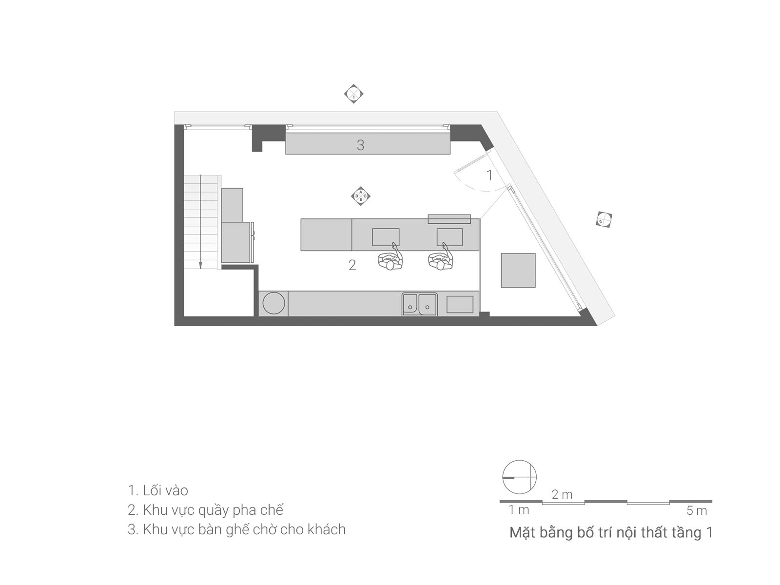 Blooms Tea and Flower shop Design 