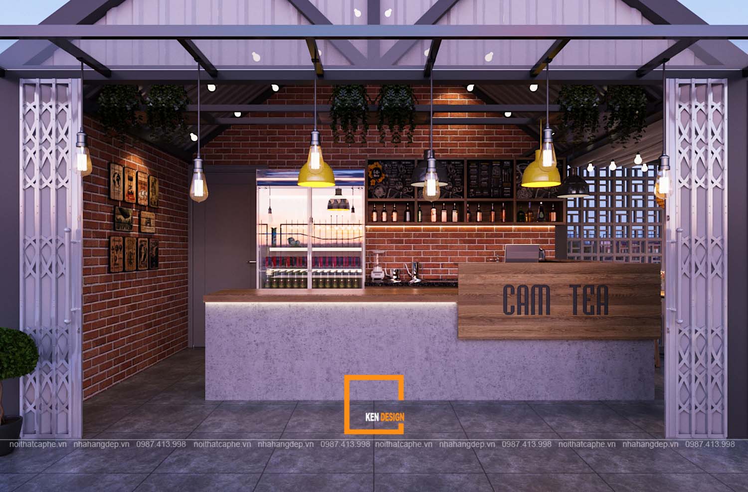 Cam Tea shop design 