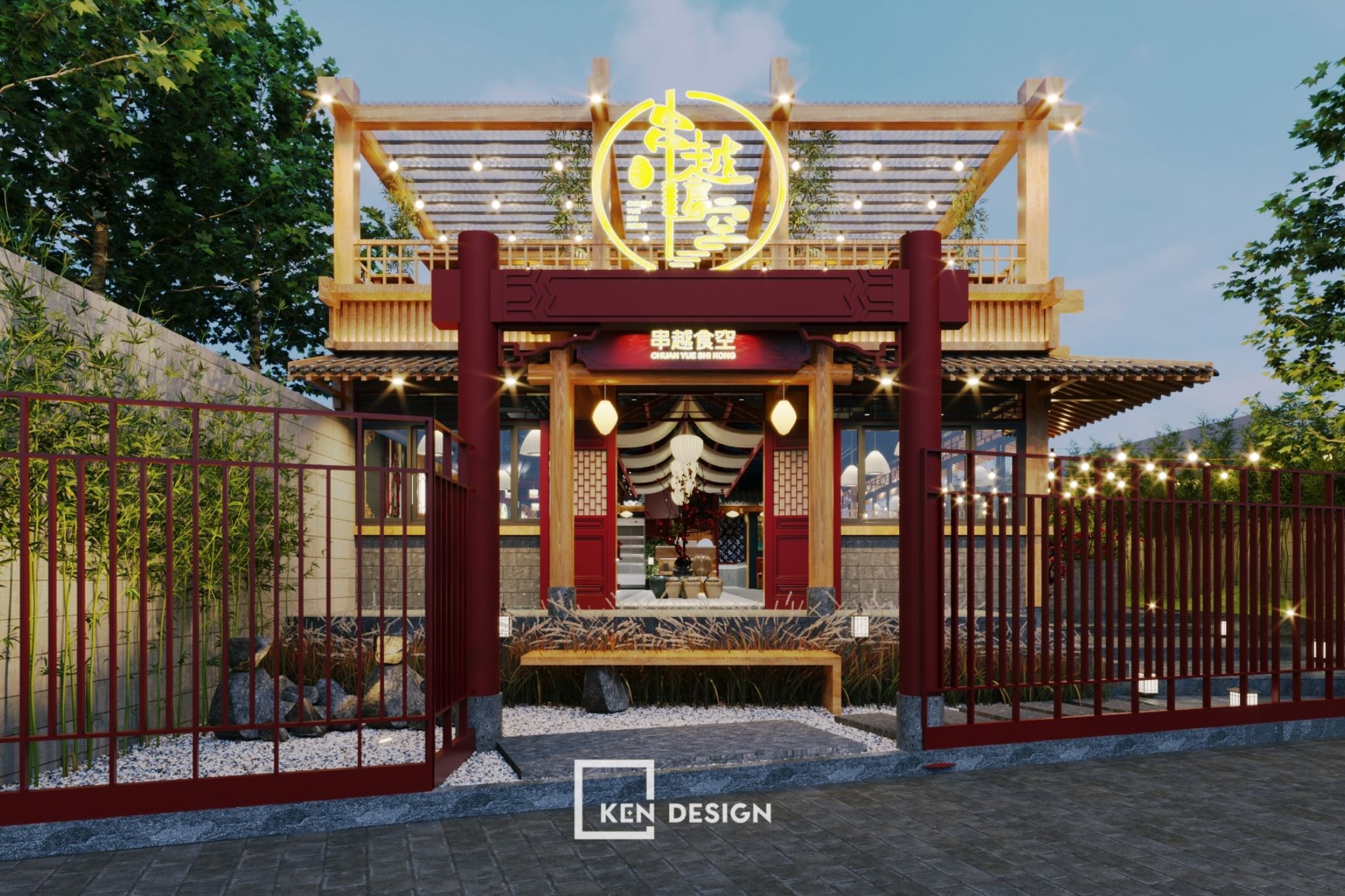 Chinese restaurant designs in Vietnam