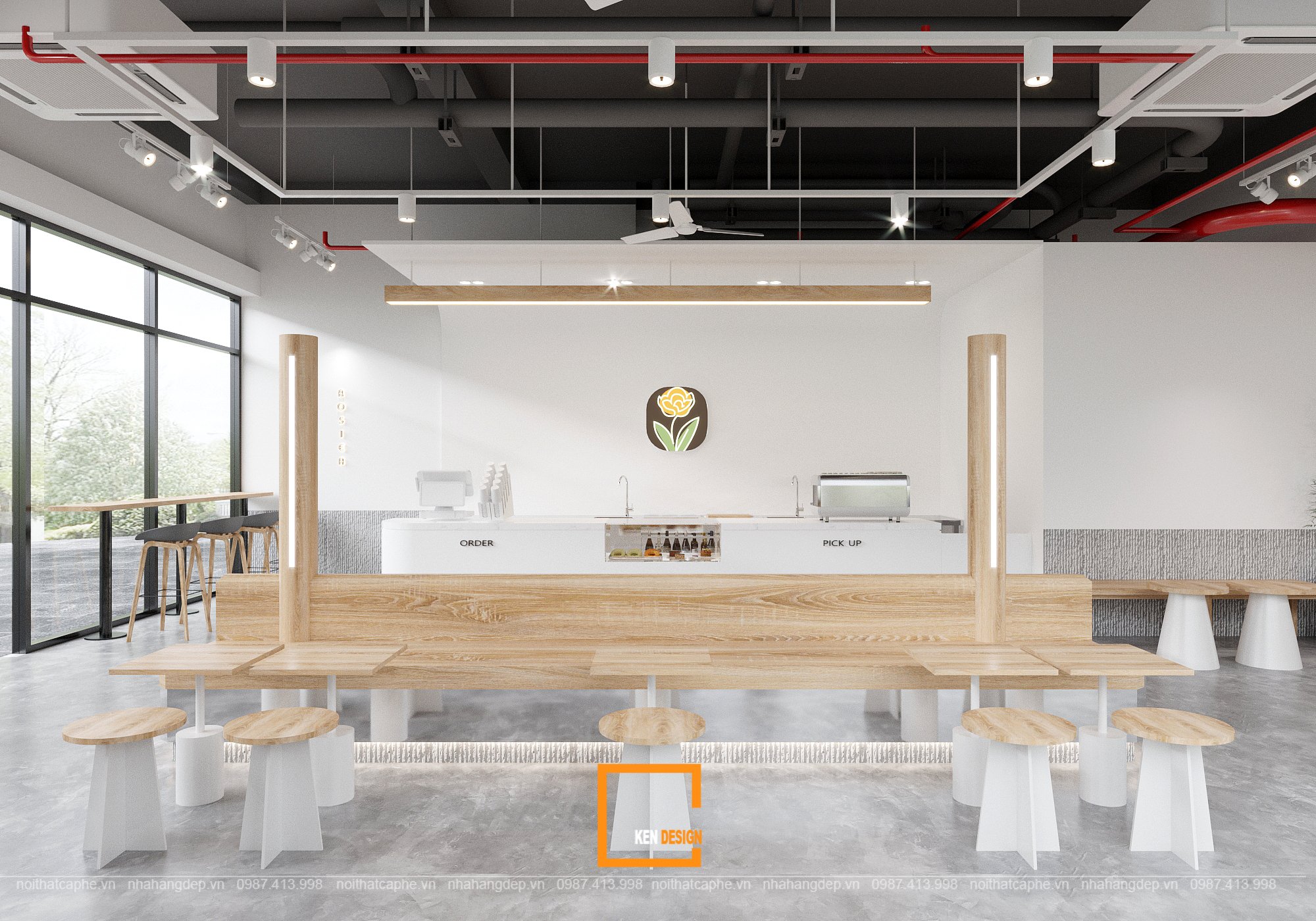 Construction of Rosier Café - Vinhomes Smart City 