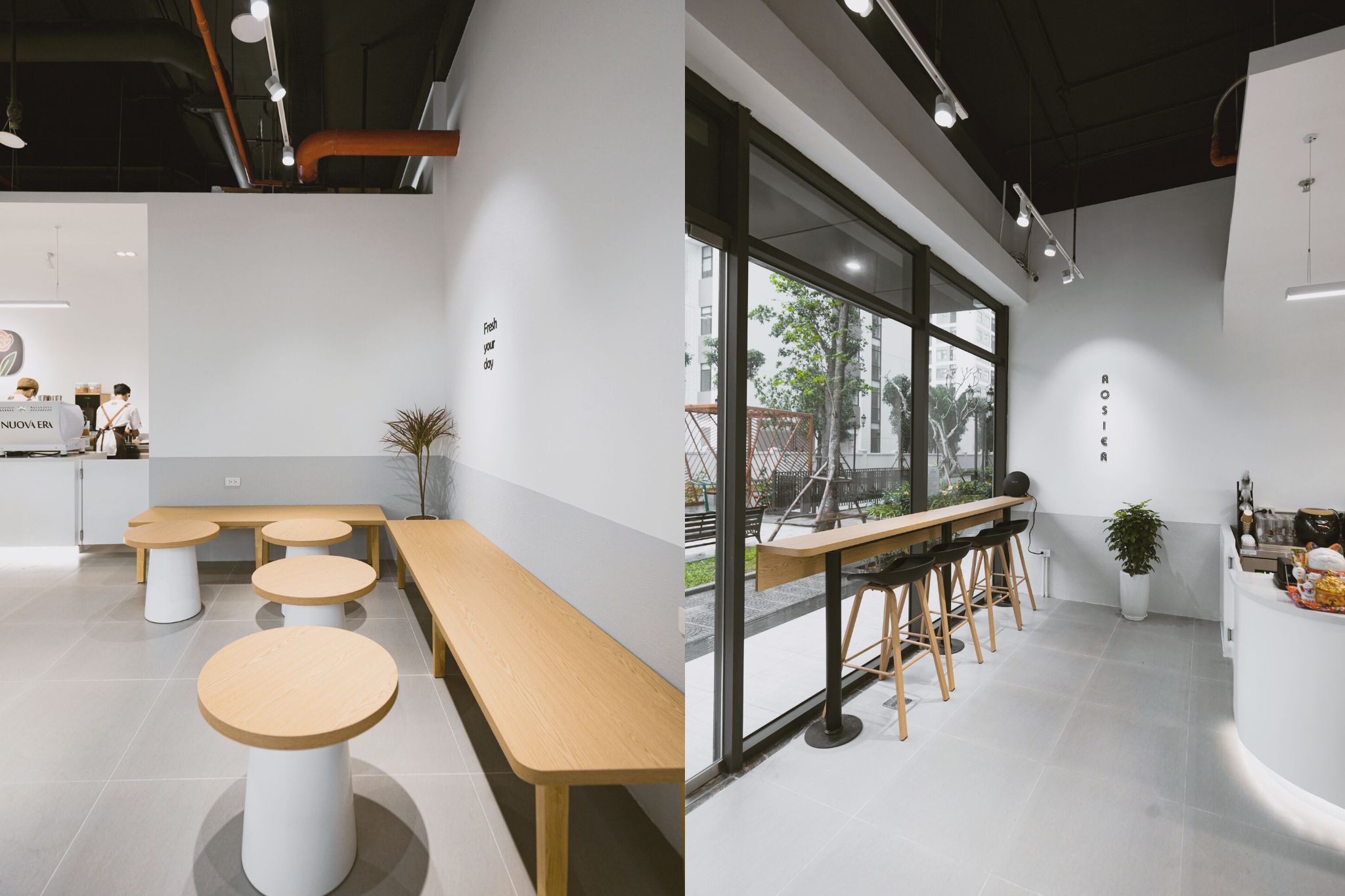 Construction of Rosier Café - Vinhomes Smart City 