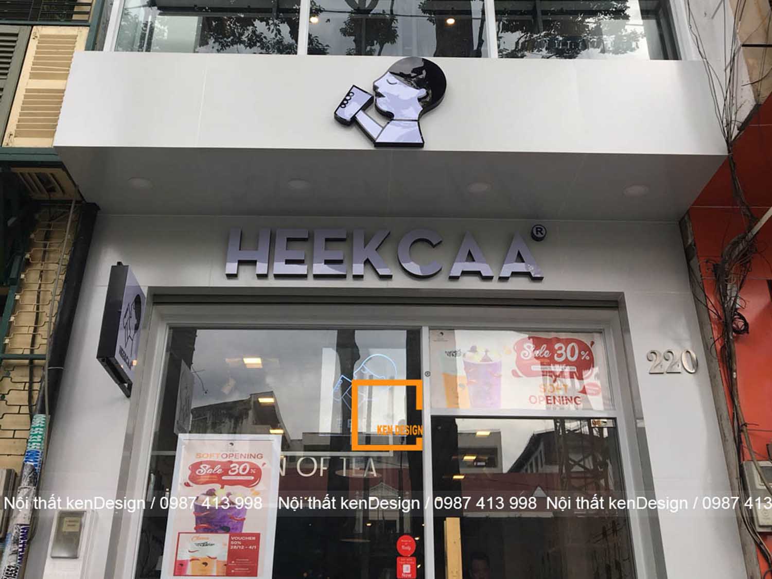 Heekcaa Milk Tea Construction - Ho Chi Minh City