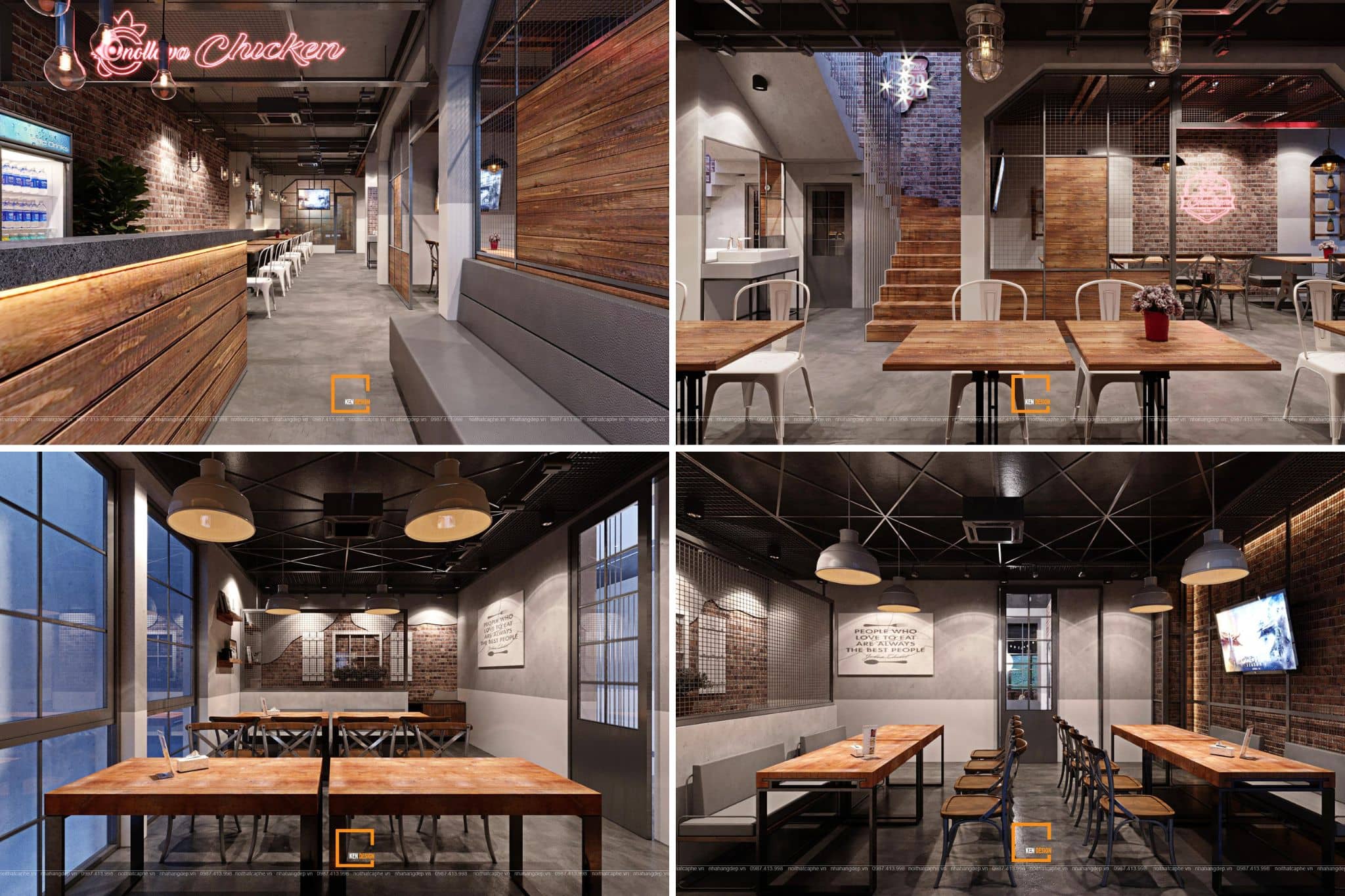 Korean restaurant designs in Vietnam