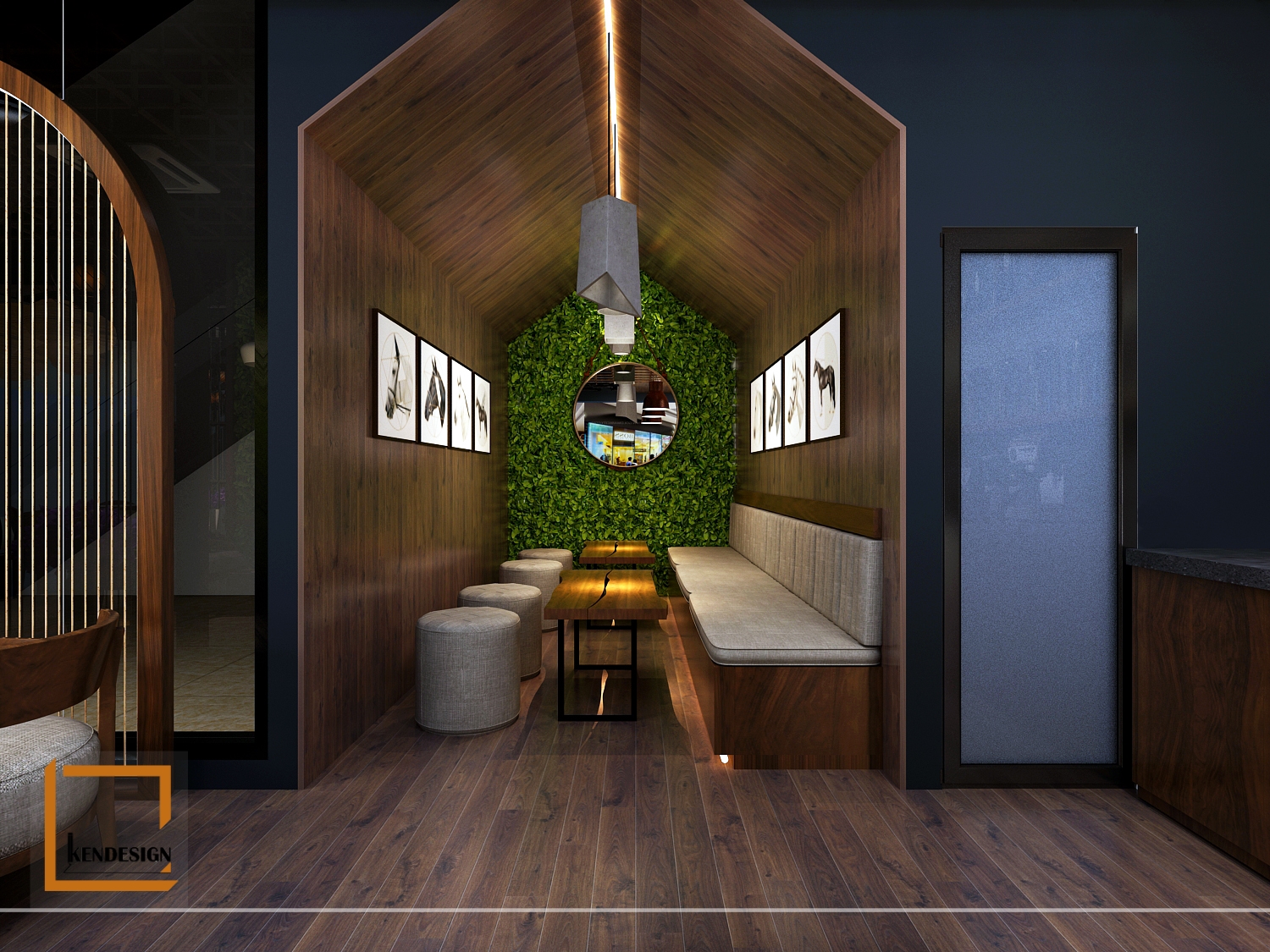 Lins House milk tea shop design 