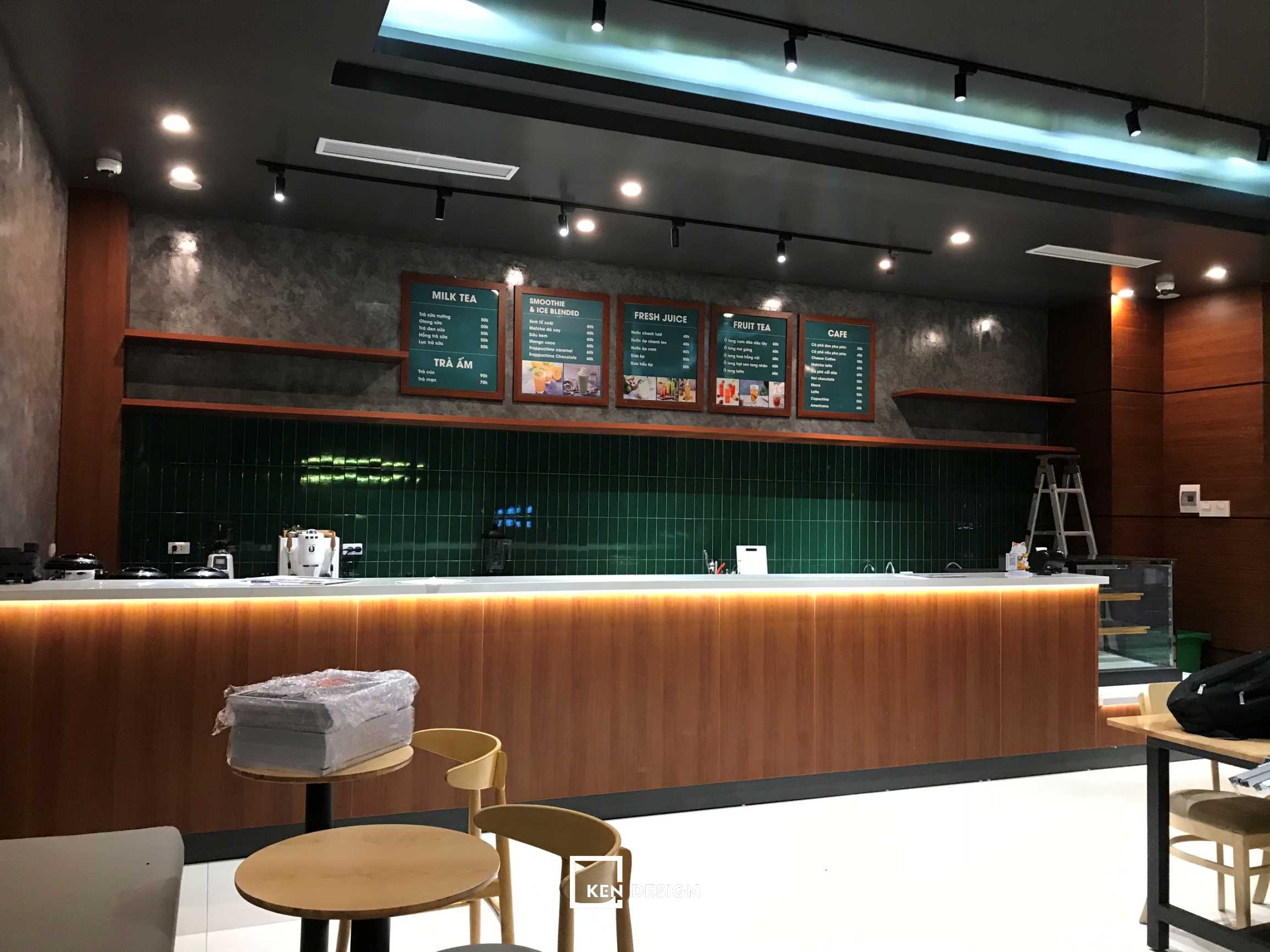 MT Collection coffee shop construction