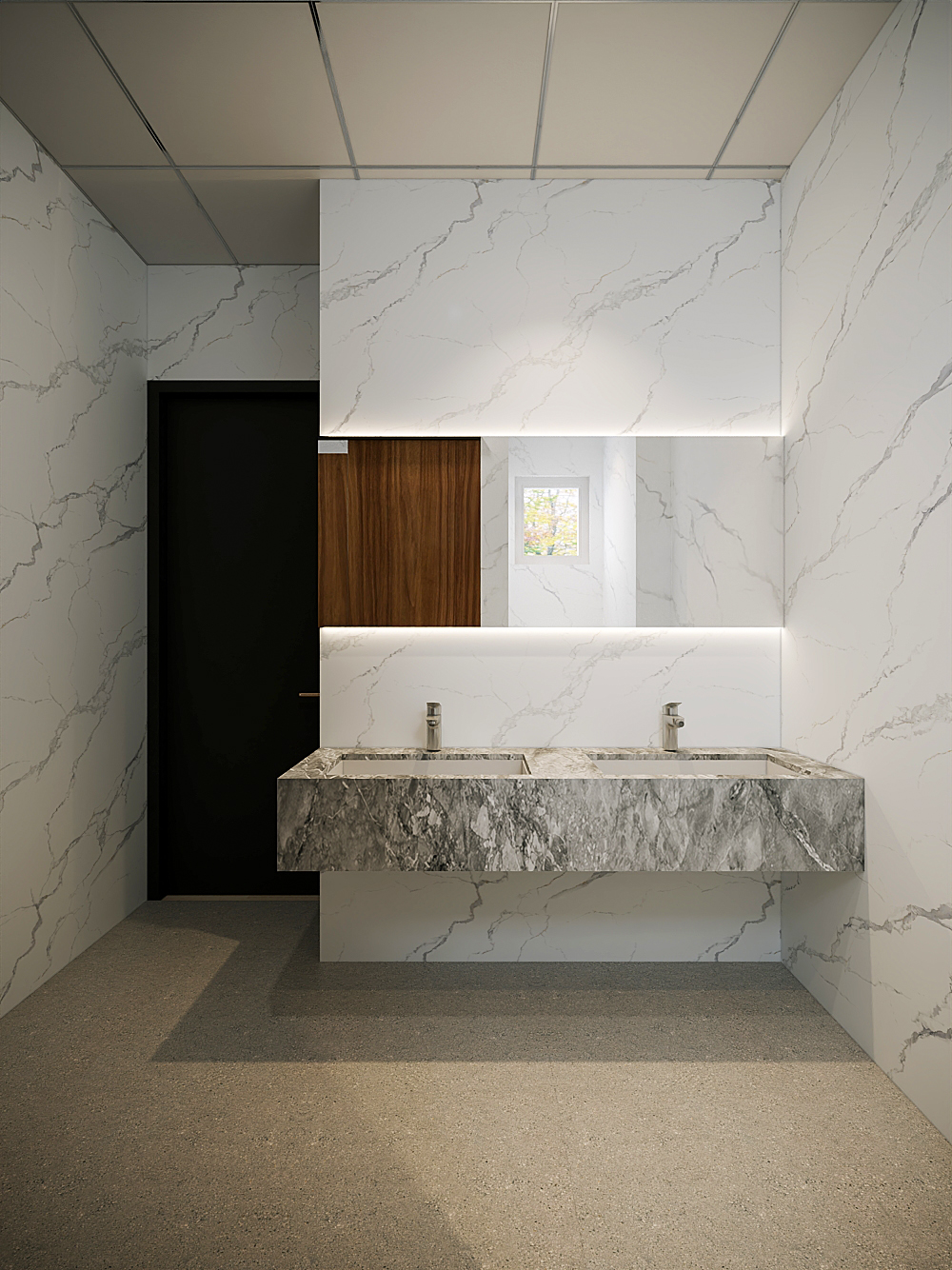 Bank Office Lobby Design in District 3