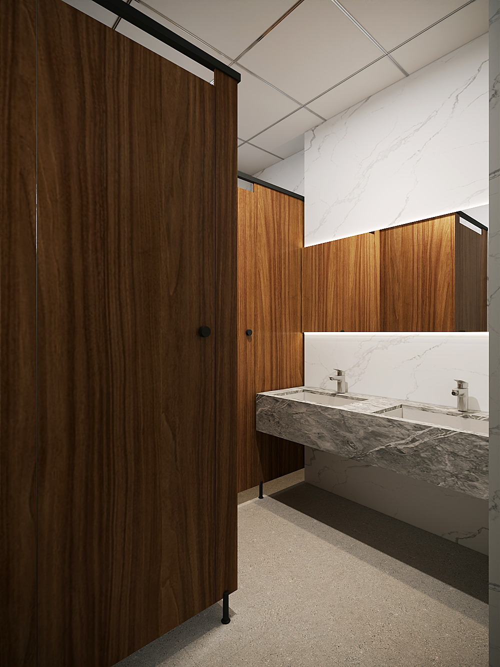Bank Office Lobby Design in District 3