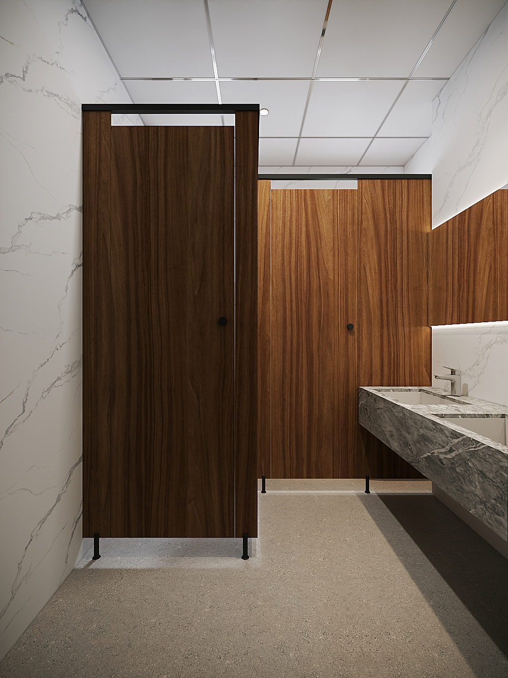 Bank Office Lobby Design in District 3