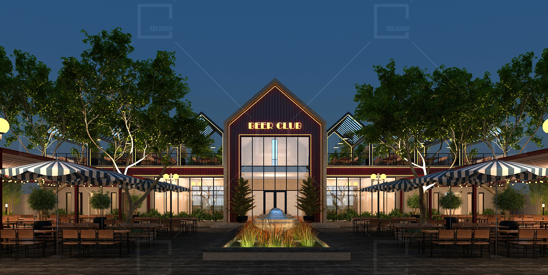 Beer restaurant design 