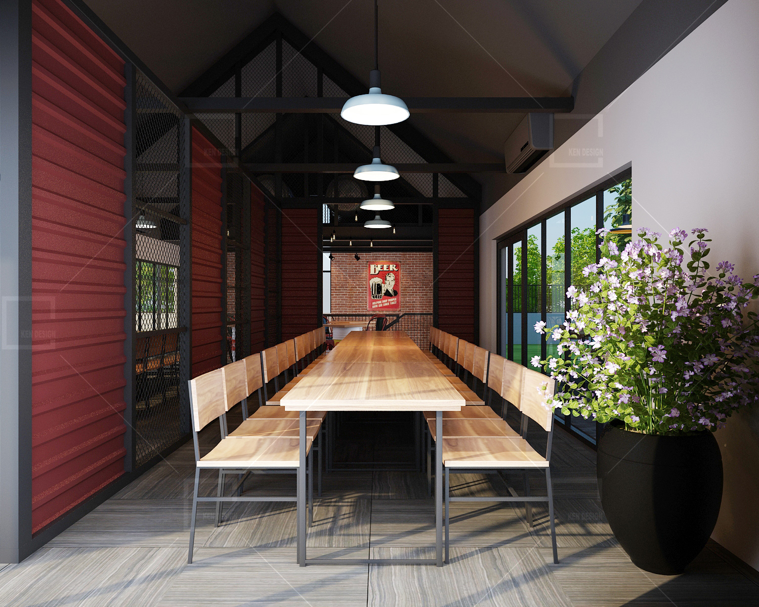 The Beer restaurant design