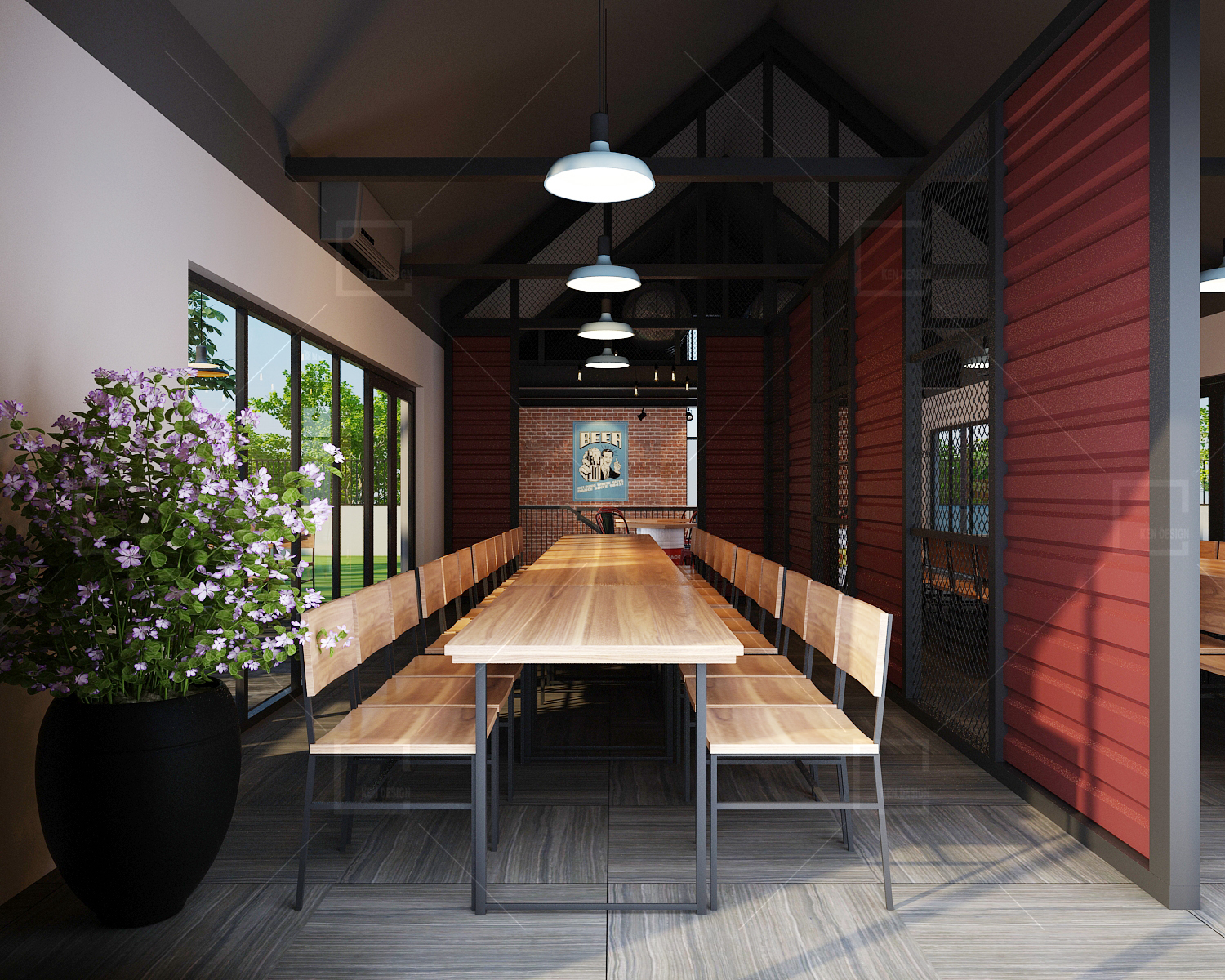 The Beer restaurant design