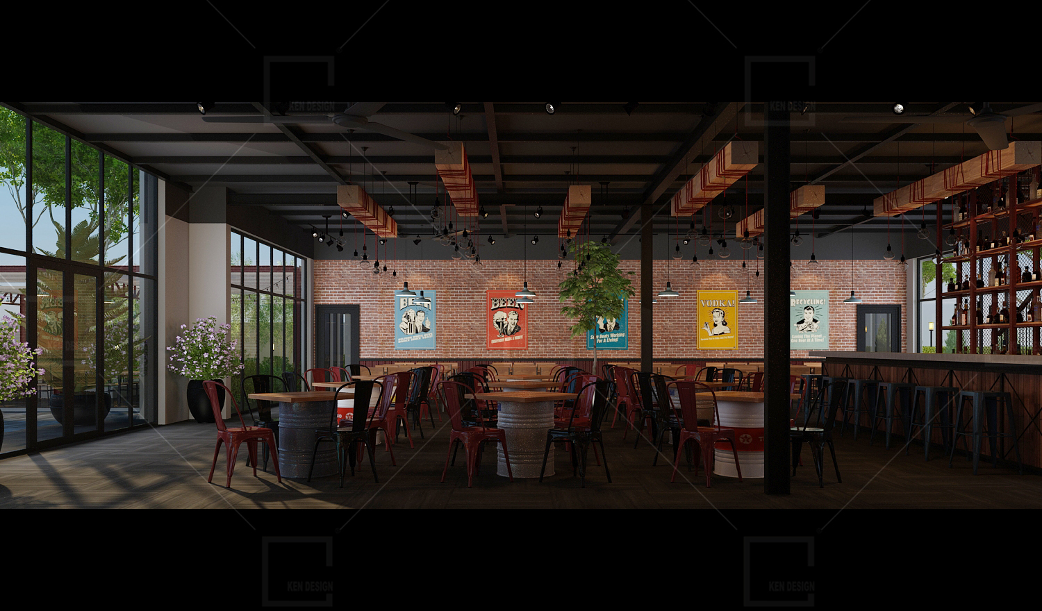 The Beer restaurant design