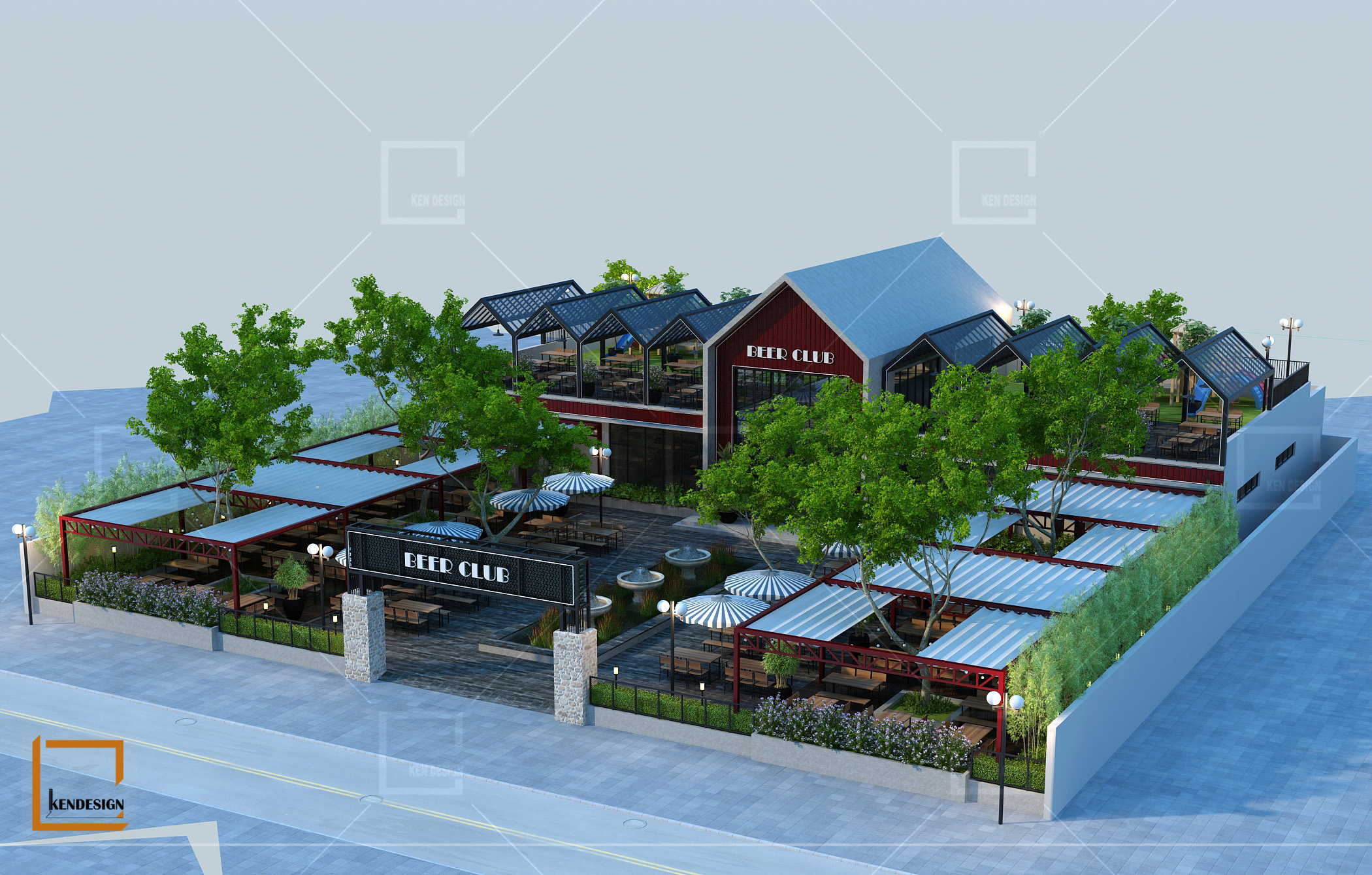 Beer restaurant design 