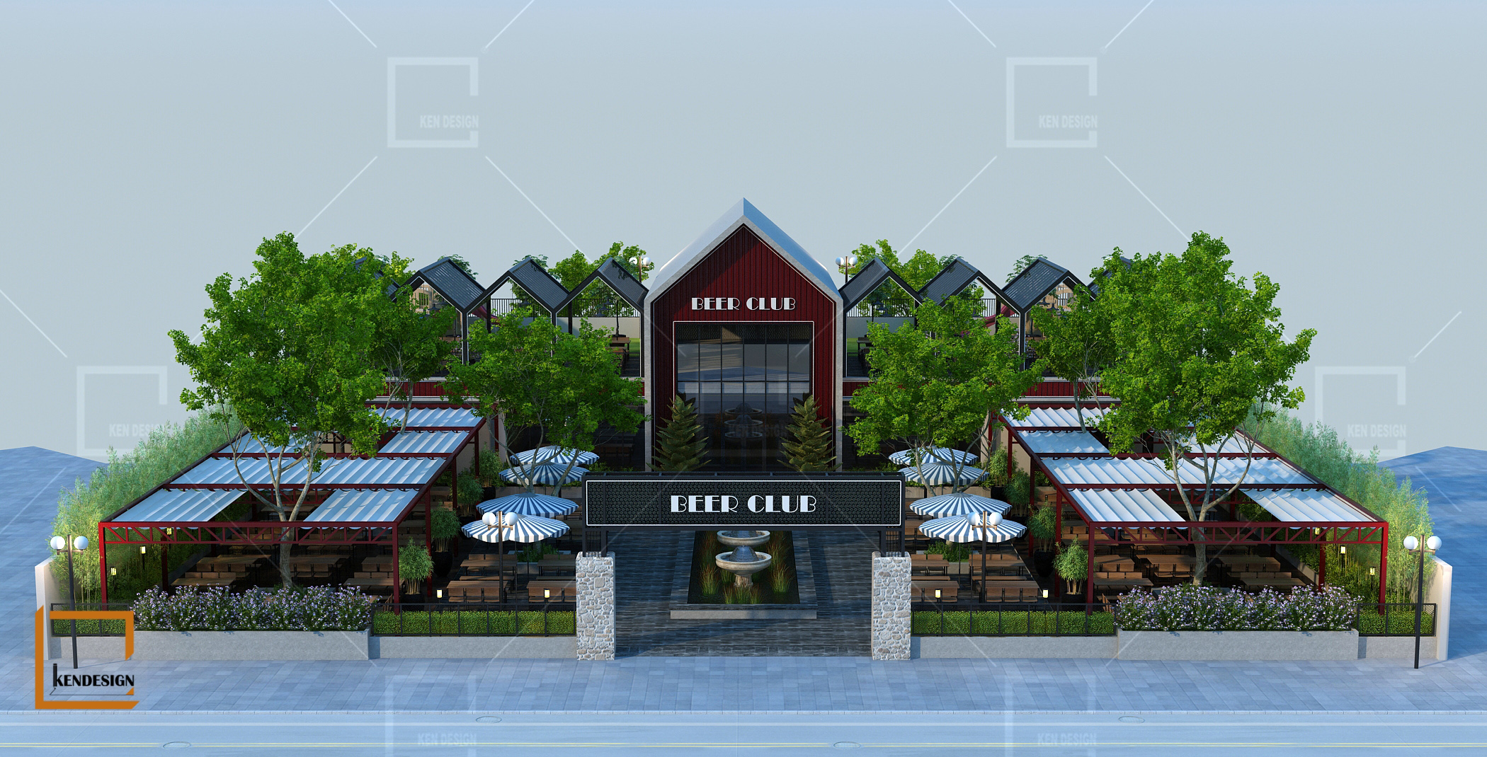 Beer restaurant design 