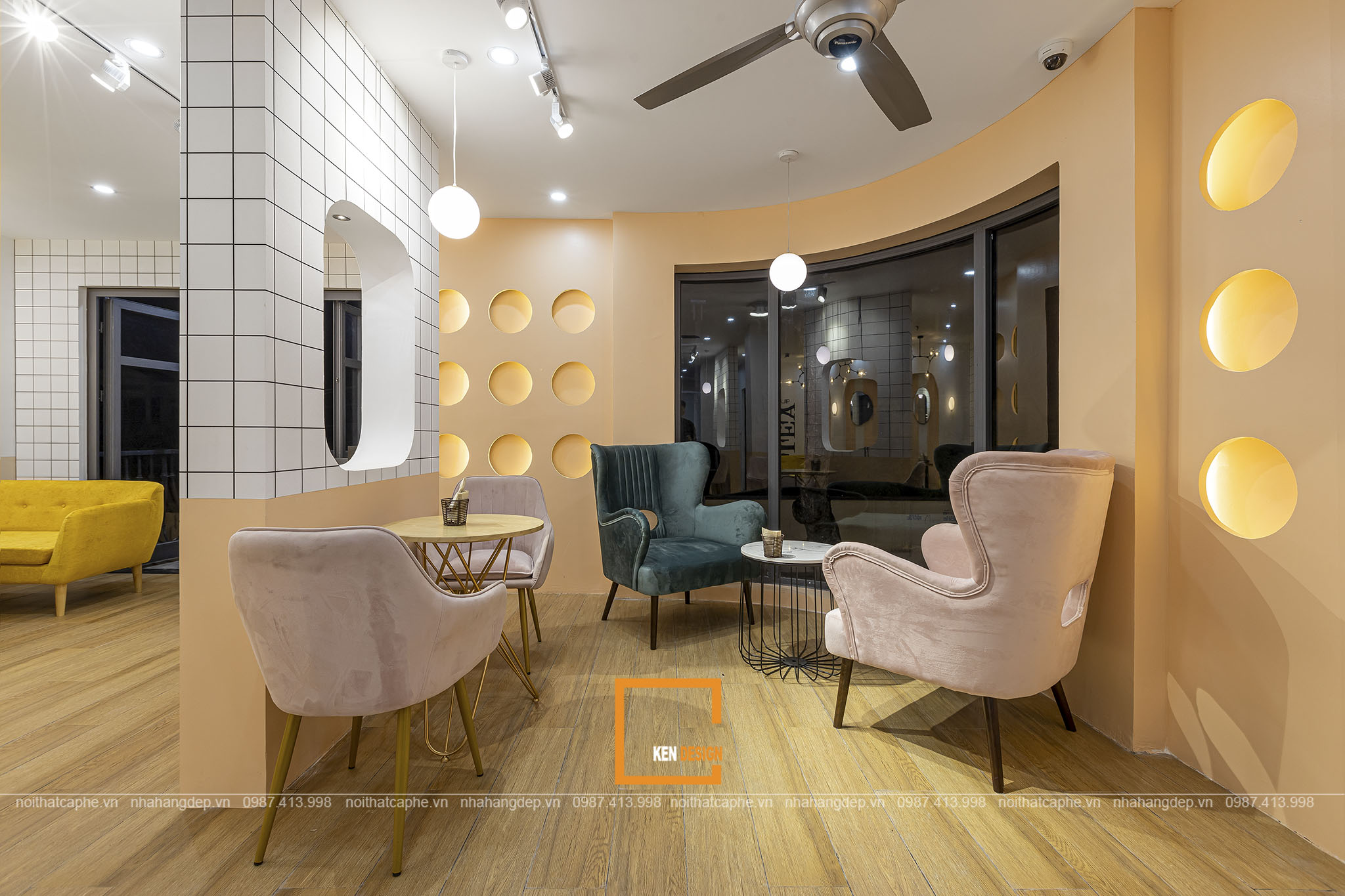 Construction of KAT Coffee Vincom Phu Tho - Modern and Youthful Style