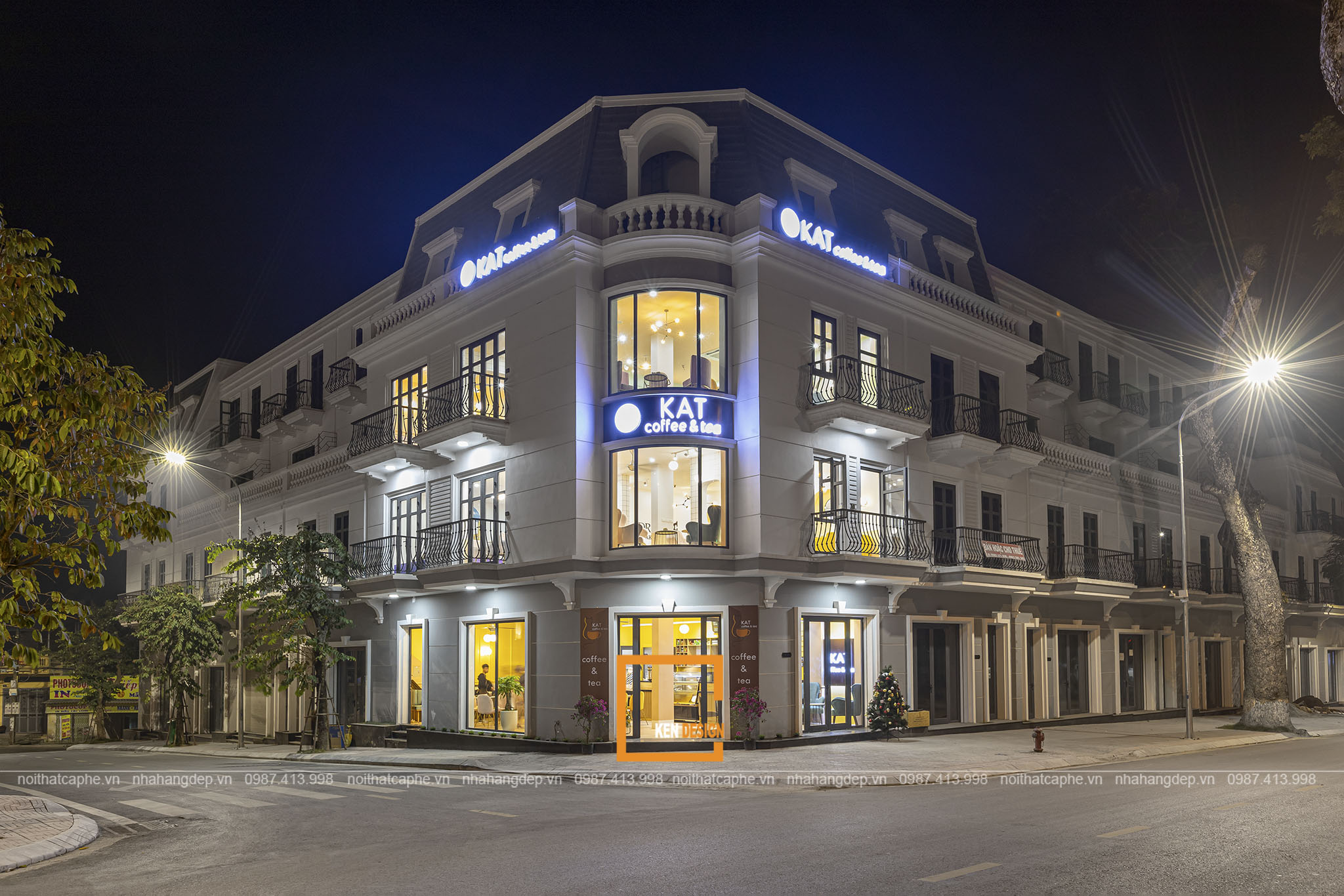 Construction of KAT Coffee Vincom Phu Tho - Modern and Youthful Style