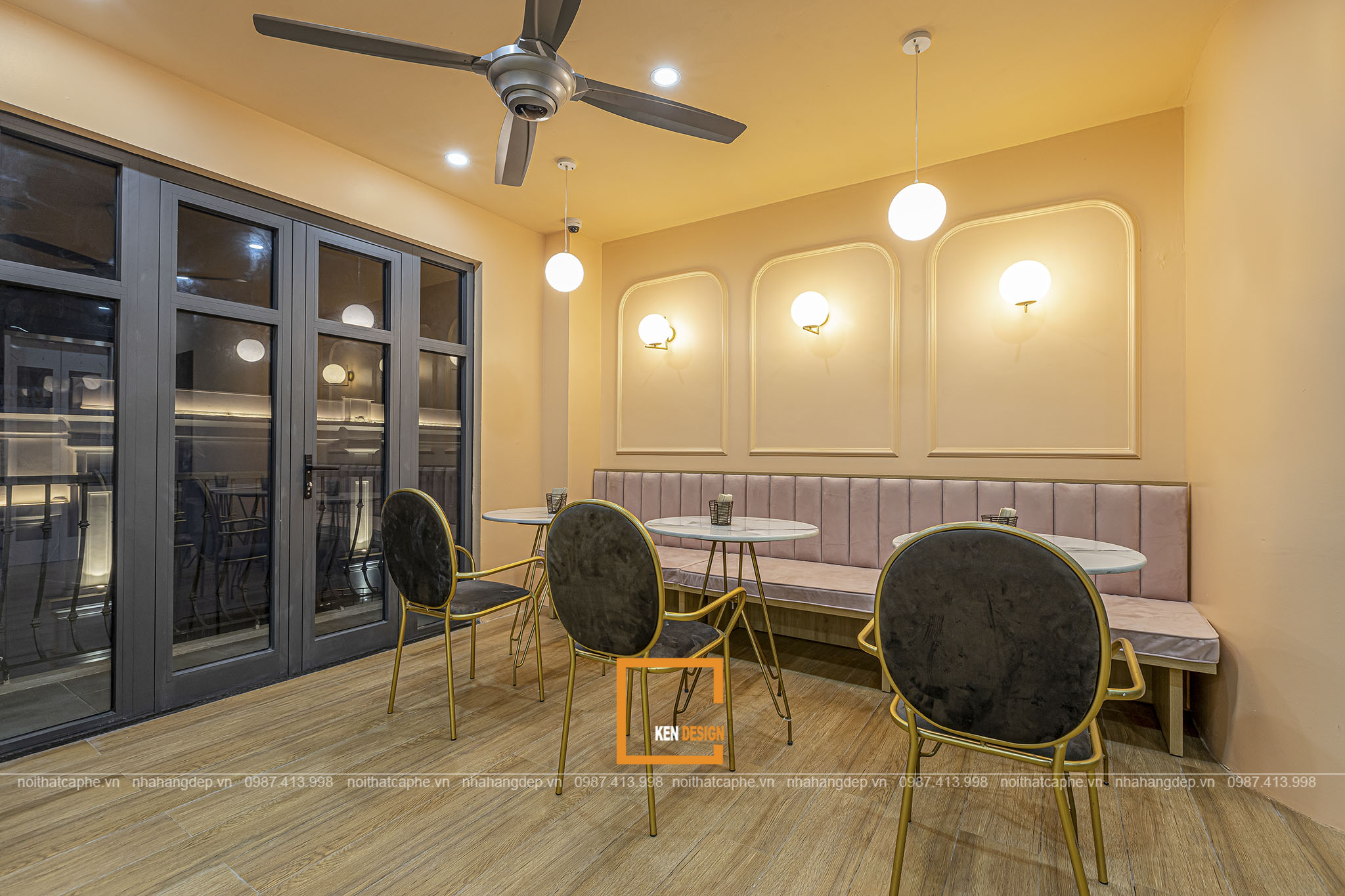 Construction of KAT Coffee Vincom Phu Tho - Modern and Youthful Style