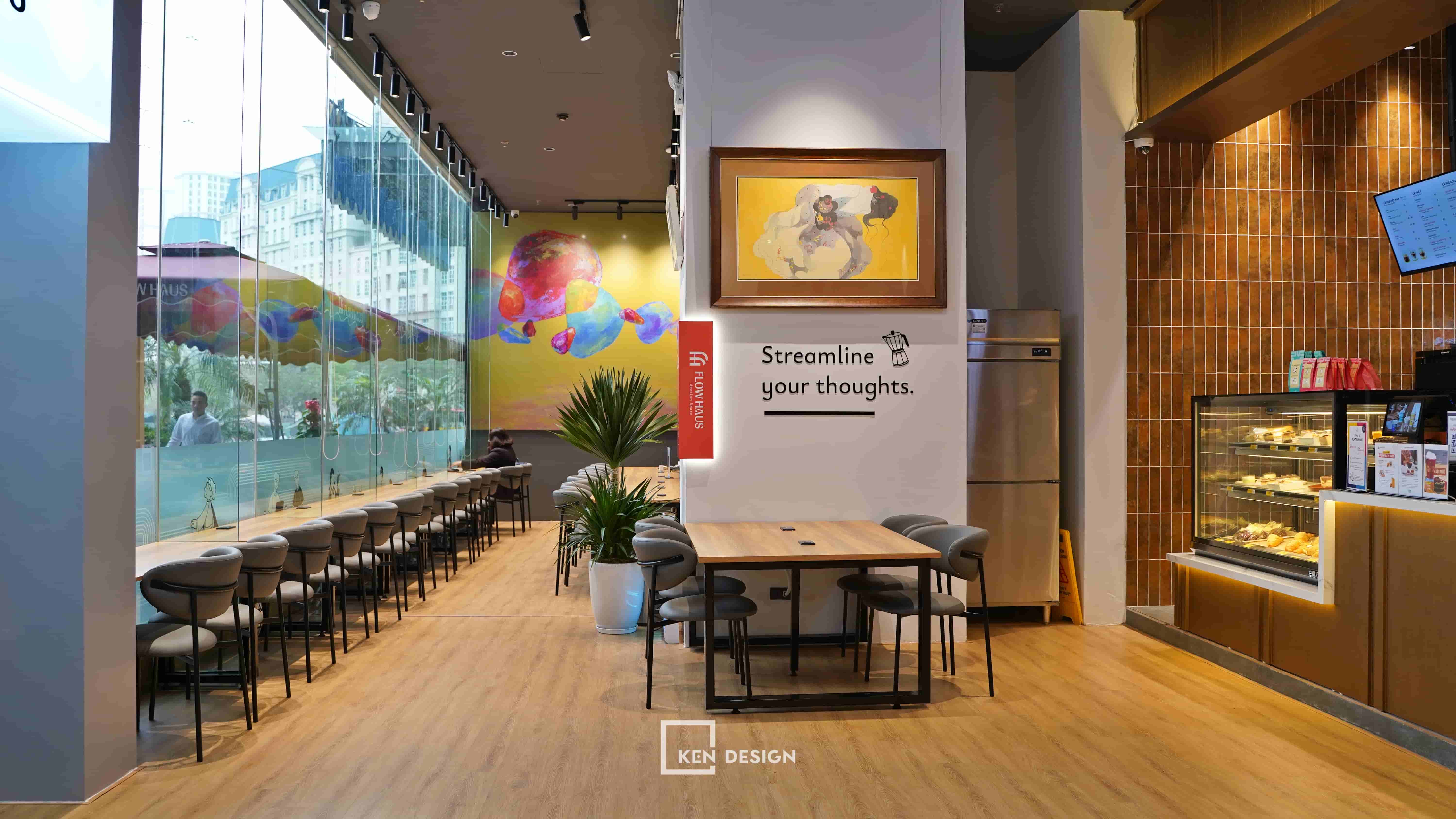 Construction of the Flow Haus Cafe Coworking in Hanoi, Vietnam