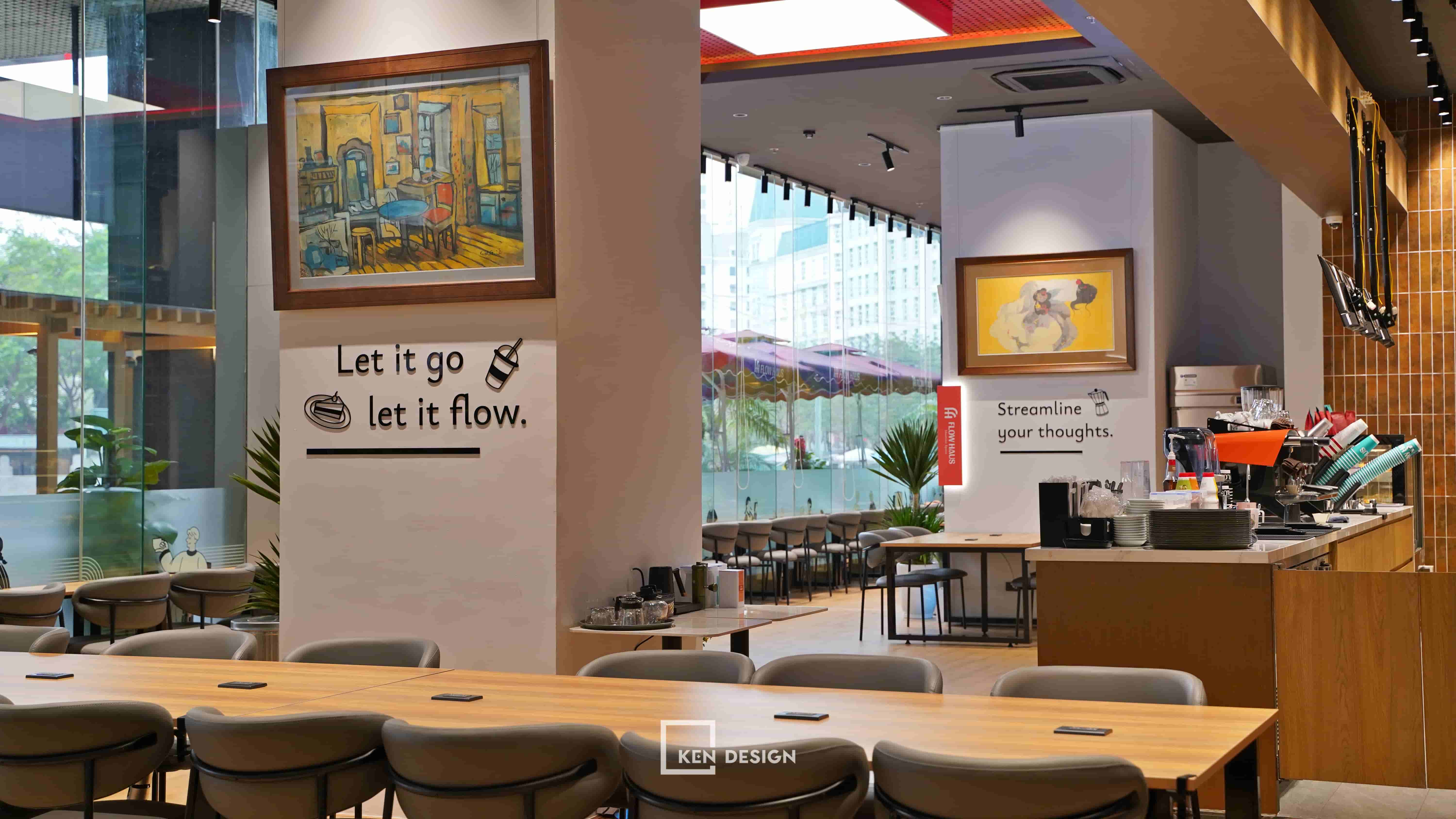 Construction of the Flow Haus Cafe Coworking in Hanoi, Vietnam